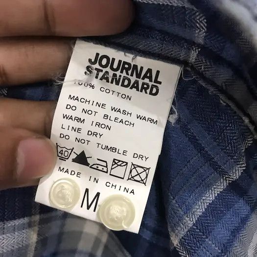 Journal Standard Journal Standard Plaid Tartan Flannel Shirt Size US M / EU 48-50 / 2 - 6 Thumbnail