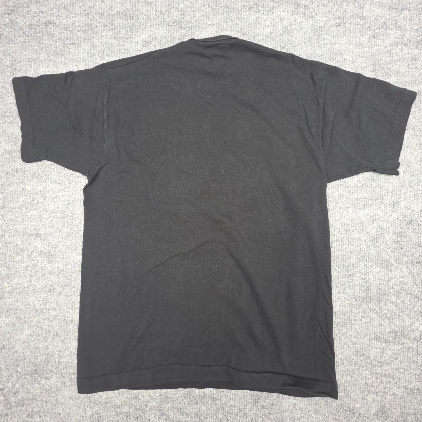 Fruit Of The Loom VINTAGE Fruit of the Loom Graphic T-Shirt Mens Large Black Spellout Dressed Up Humor USA Halloween 1990s Mens Size US L / EU 52-54 / 3 - 3 Thumbnail
