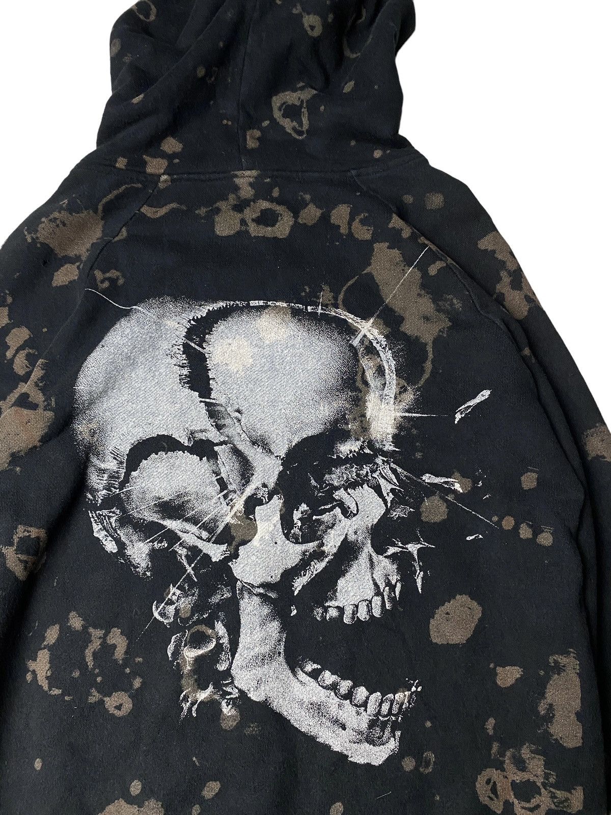 Hysteric Glamour 2000's Maxsix Unfinished Skull Bones Hoodie Size US M / EU 48-50 / 2 - 4 Thumbnail