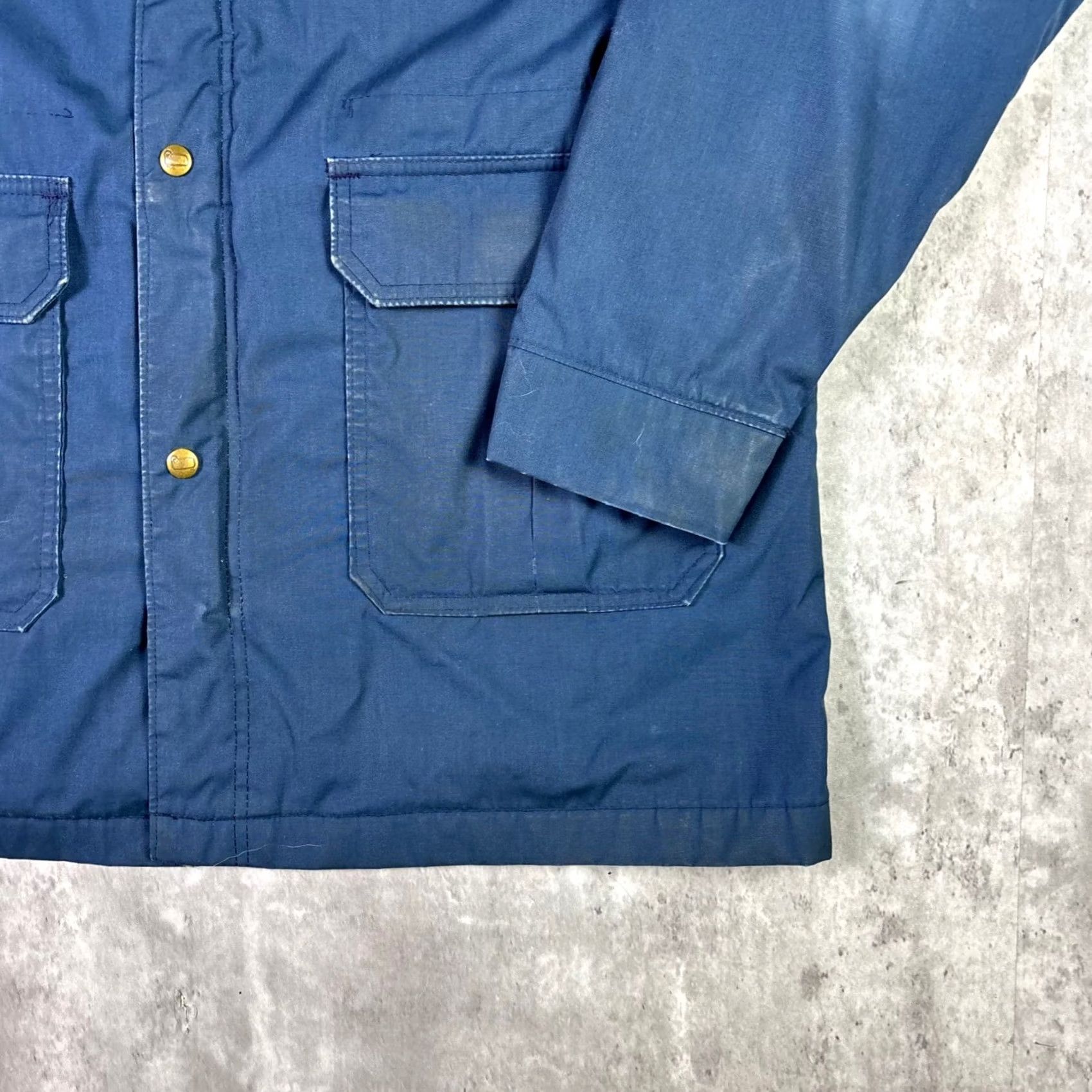 Vintage VINTAGE Woolrich Mountain Parka Jacket Navy Blue Plaid Lined Made in USA Large Size US L / EU 52-54 / 3 - 6 Thumbnail