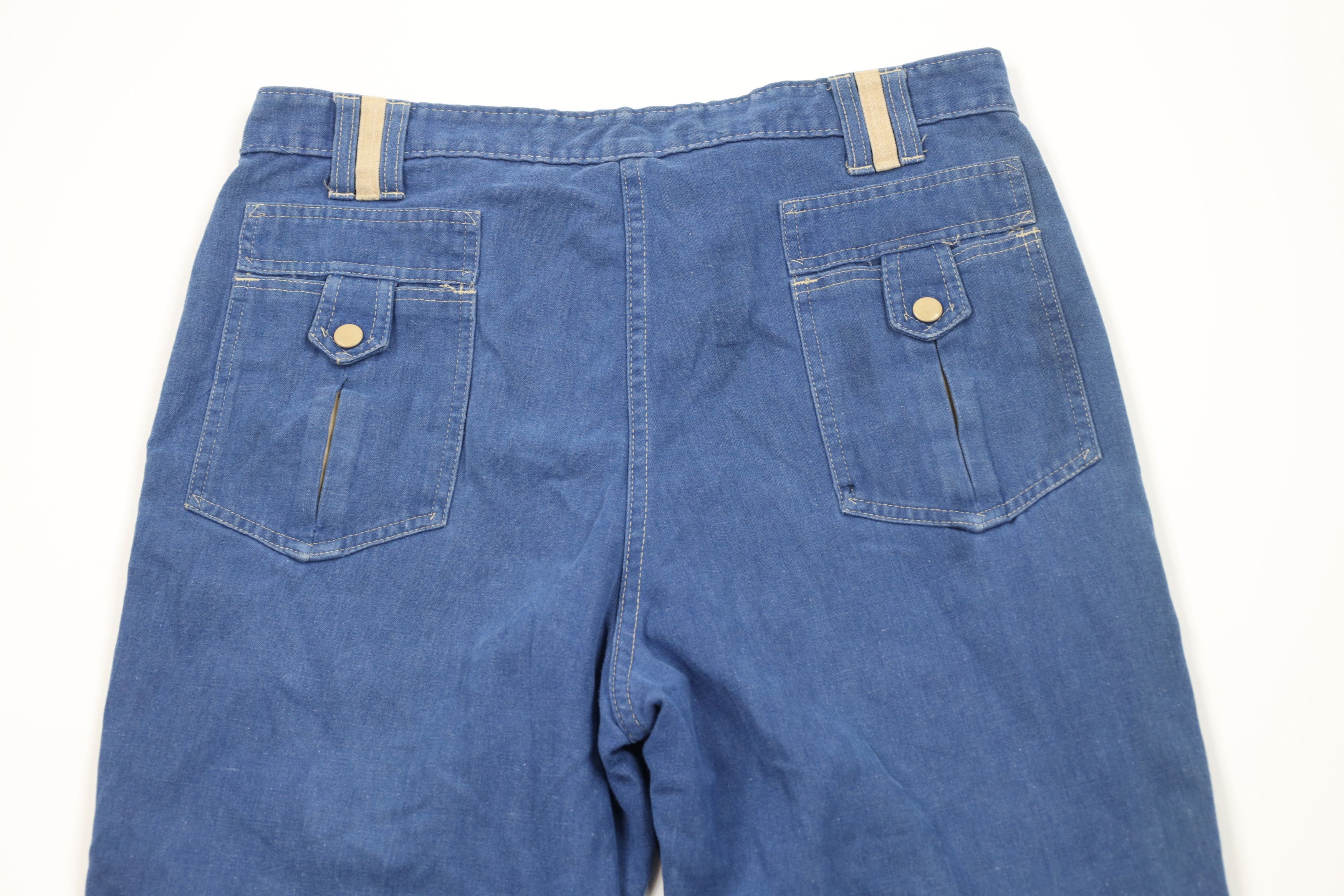 Vintage Vintage 70s Streetwear Soft Cloth Bell Bottoms Jeans USA Size US 34 / EU 50 - 11 Thumbnail