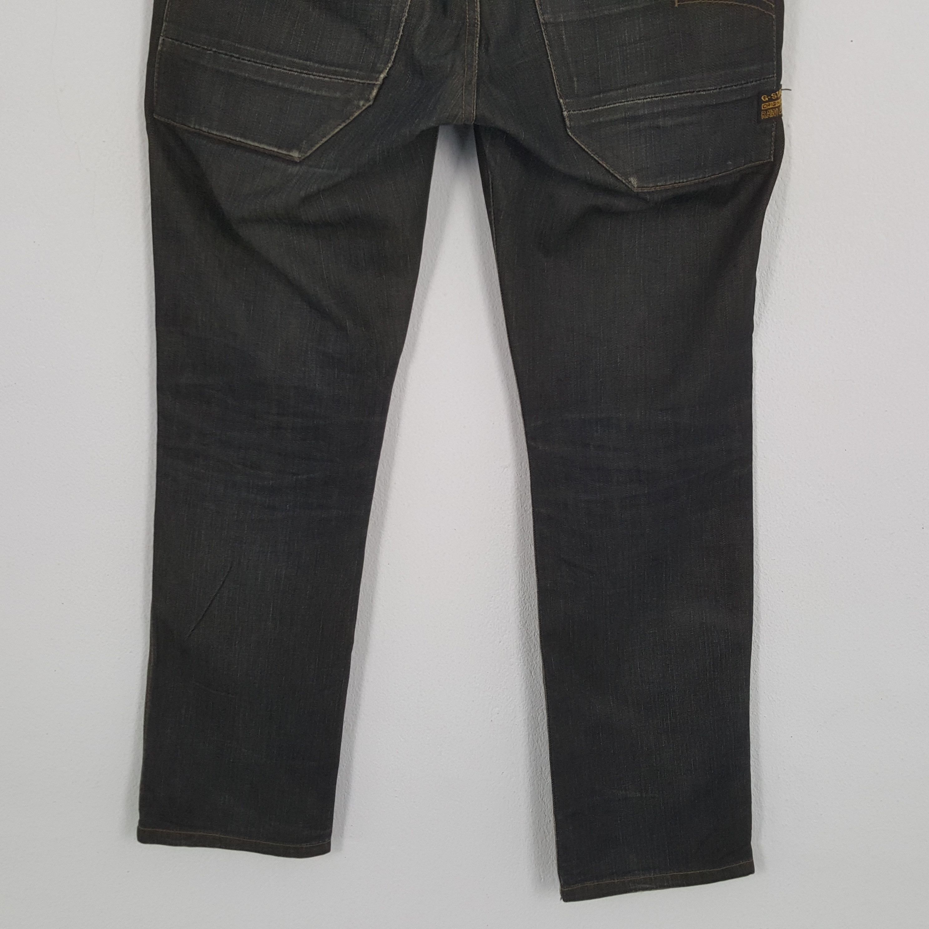 G-Star × Vintage G-STAR RAW Rare Design Fashion Style Jeans Size US 32 / EU 48 - 6 Thumbnail