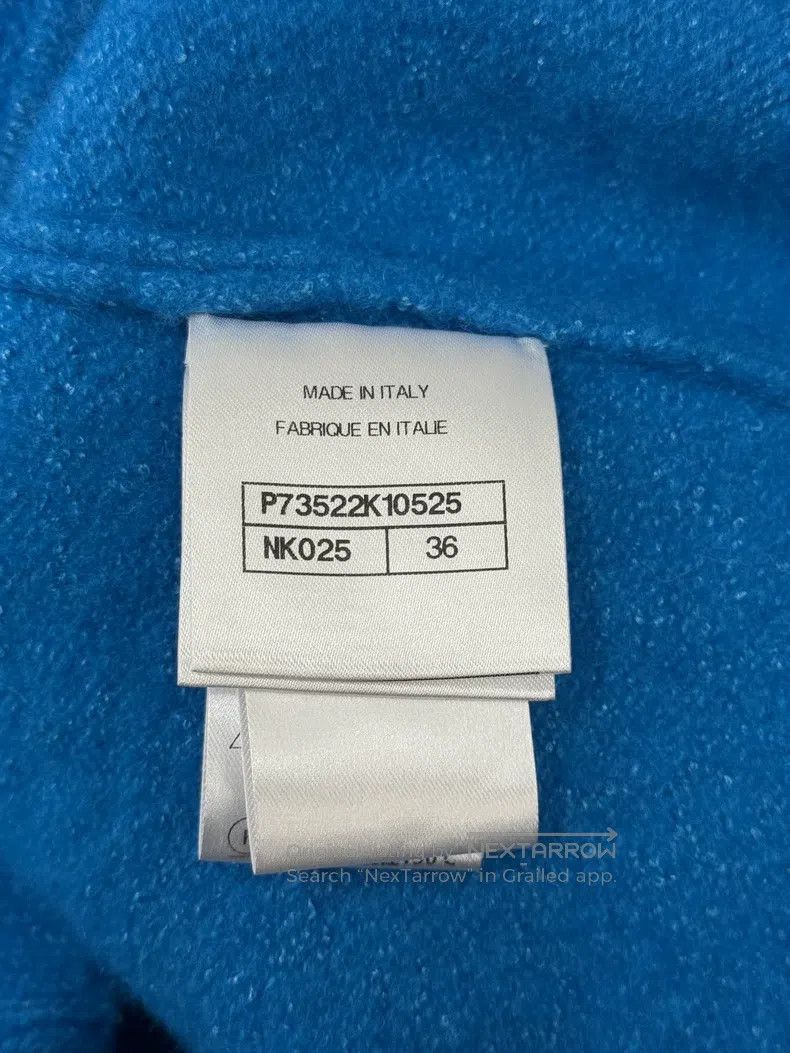 Chanel Chanel Blue woollen knitted cardigan coat Size XS / US 0-2 / IT 36-38 - 5 Thumbnail