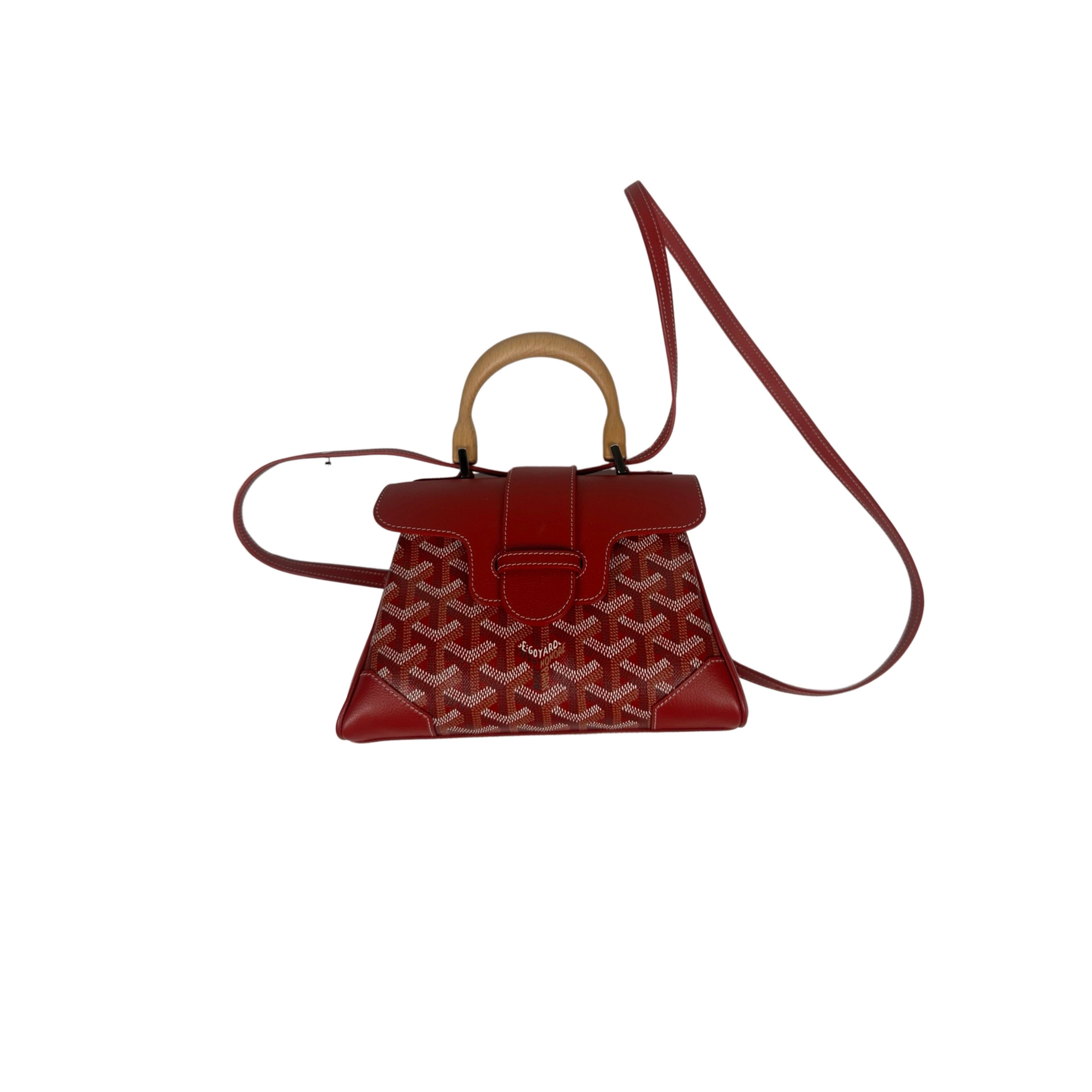 Goyard GOYARD Goyardine Saigon PM Red Size ONE SIZE - 1 Thumbnail