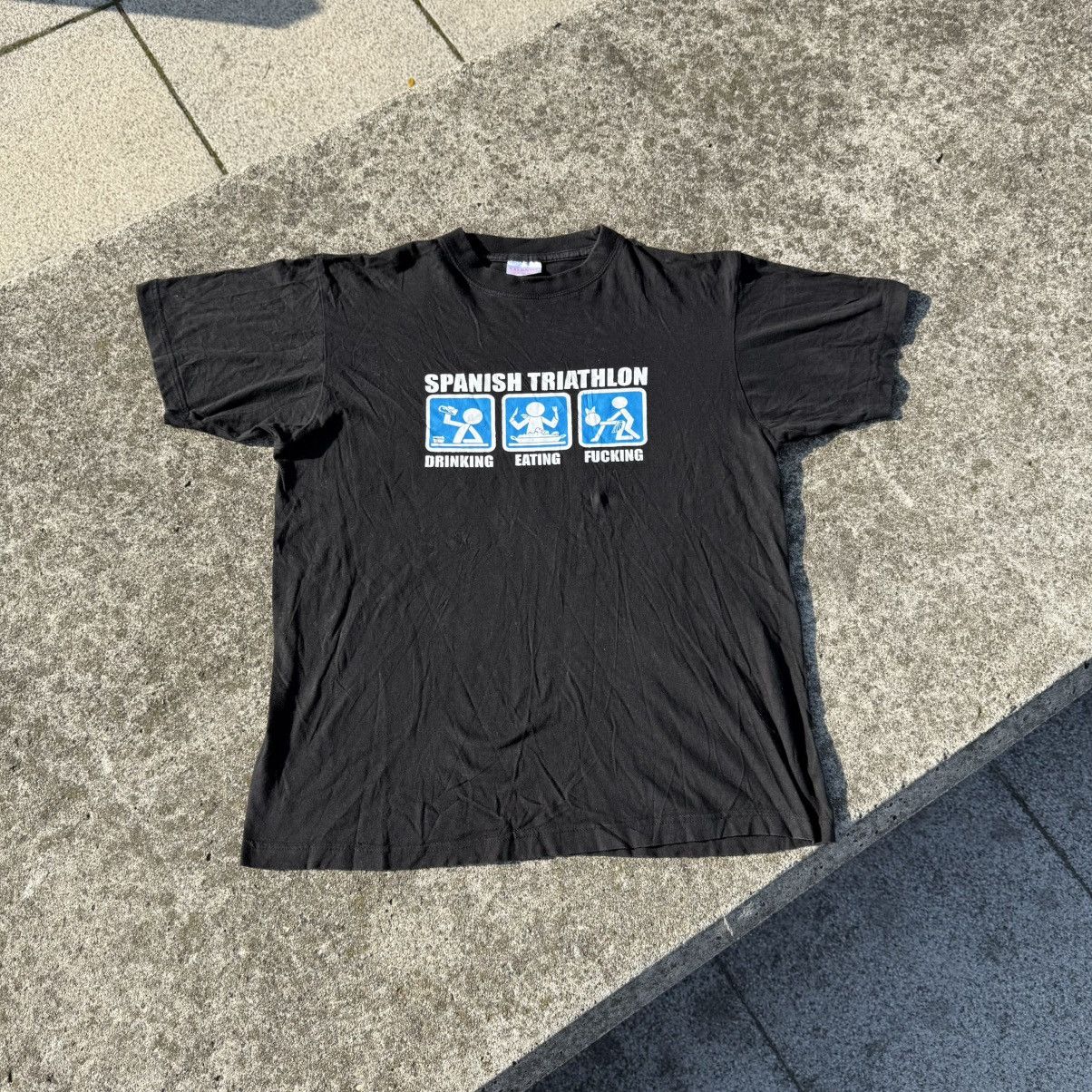 Vintage Vintage adult funny porn print y2k distressed T-shirt Size US L / EU 52-54 / 3 - 1 Thumbnail