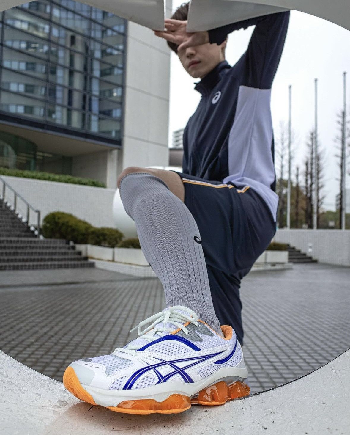 Asics Kiko Kostadinov ASICS GelQuantum Zientzia White/Blue Grailed