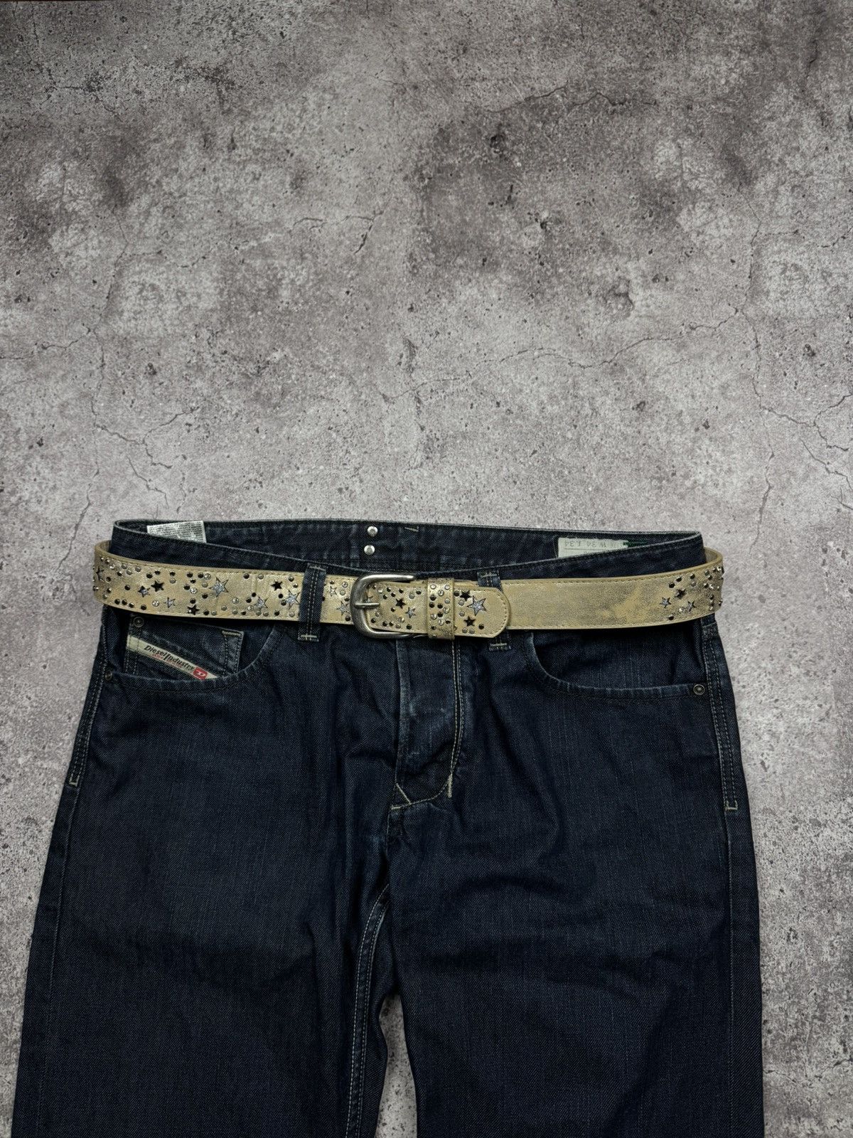 Japanese Brand 00’s NUMBER NINE GOLD STAR JAPAN GLAMOUR Y2K BELT VINTAGE Size ONE SIZE - 1 Thumbnail