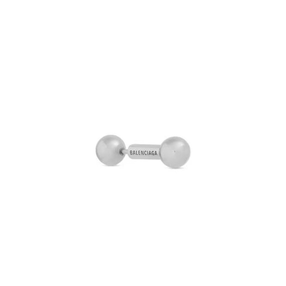 Balenciaga o1la1rc1a0925 Size: OS / Sharp Bar Earring in Silver Size ONE SIZE - 1 Thumbnail