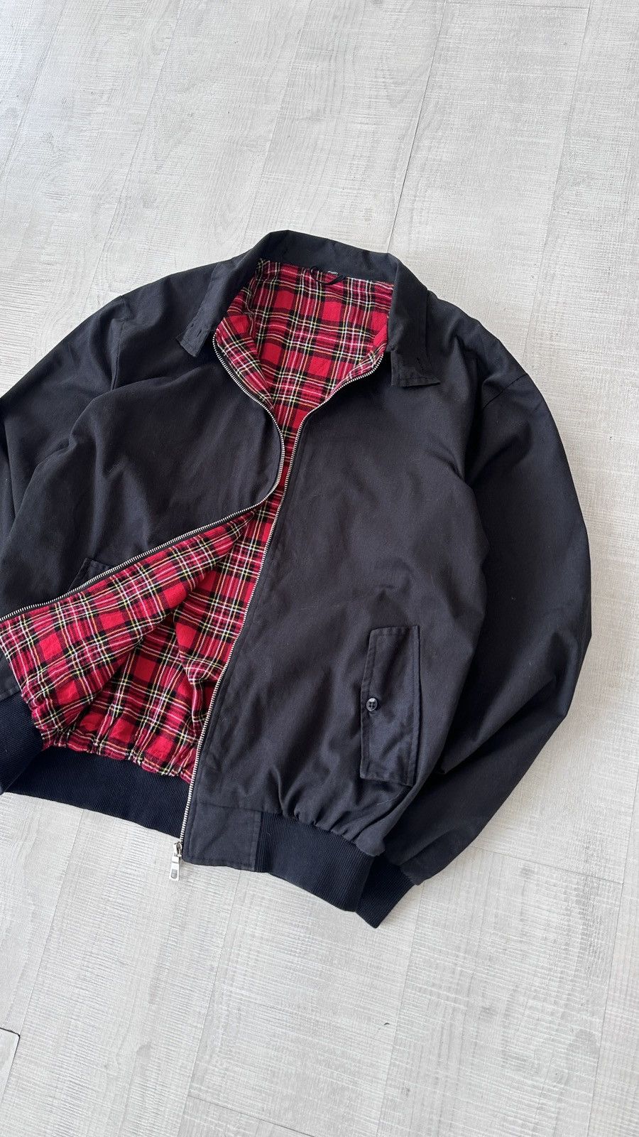 Other Bomber Jacket Tartan Plaid Lined Mod Casual Style Size US XL / EU 56 / 4 - 4 Thumbnail