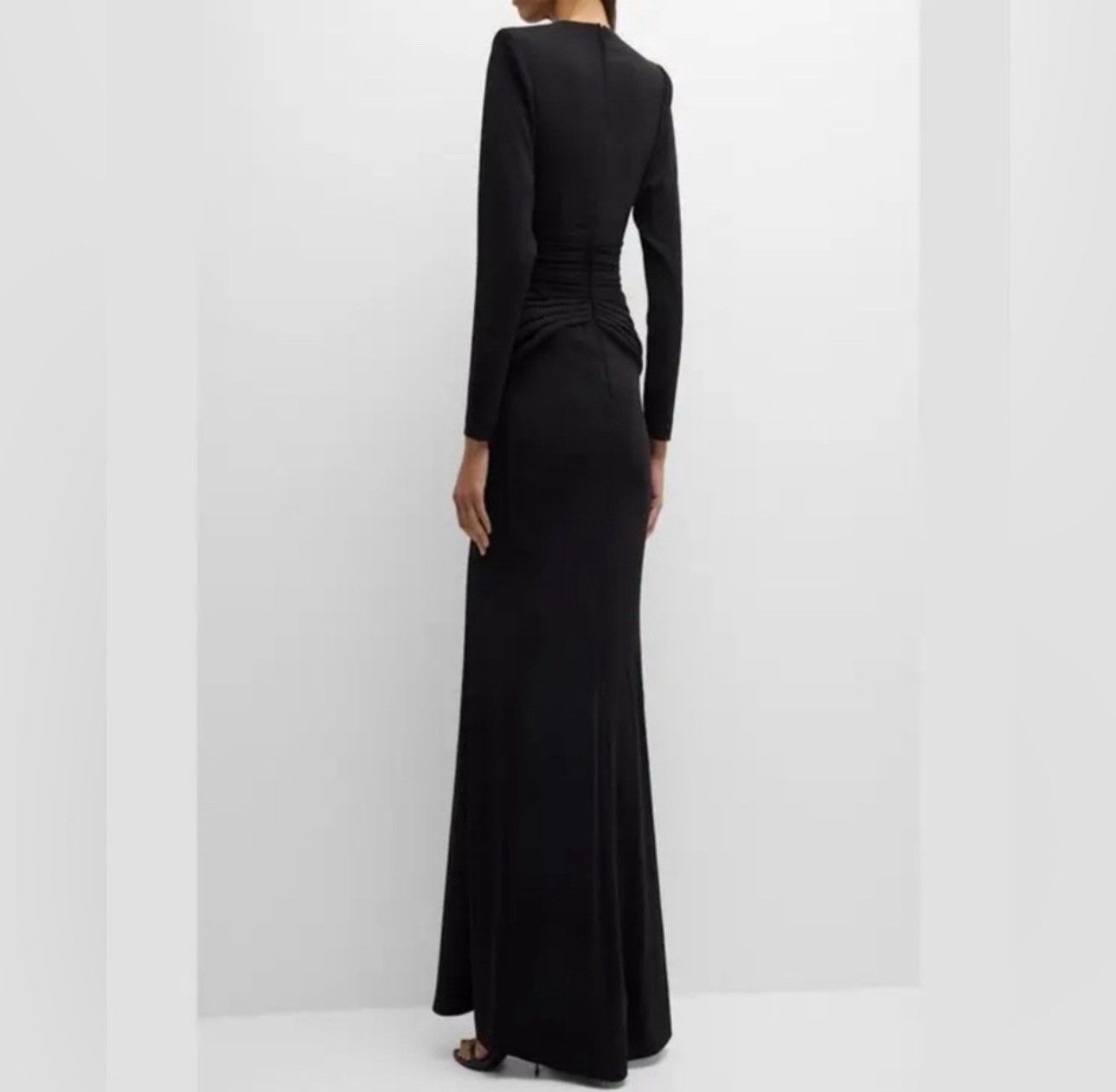 Zuhair Murad ZUHAIR MURAD Long Sleeve Draped Gown Size XS / US 0-2 / IT 36-38 - 3 Thumbnail
