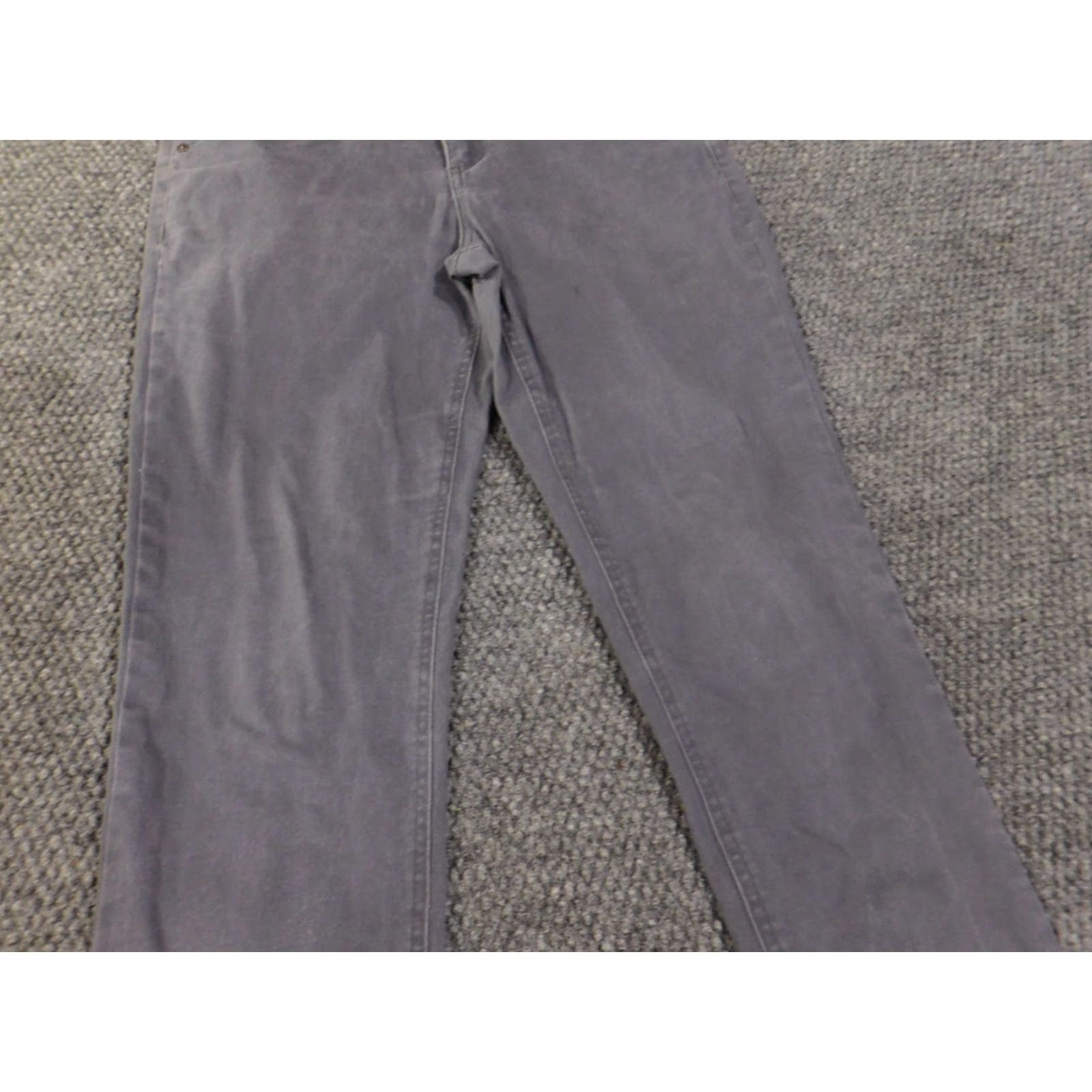Vintage Democracy Jeans Women's Straight Jeans 8 Blue Cotton Denim Stretch Waist 31 in Inseam 28 in Zipper Regular Rise Mid Vintage No Size 24" / US 00 / IT 34 - 3 Thumbnail