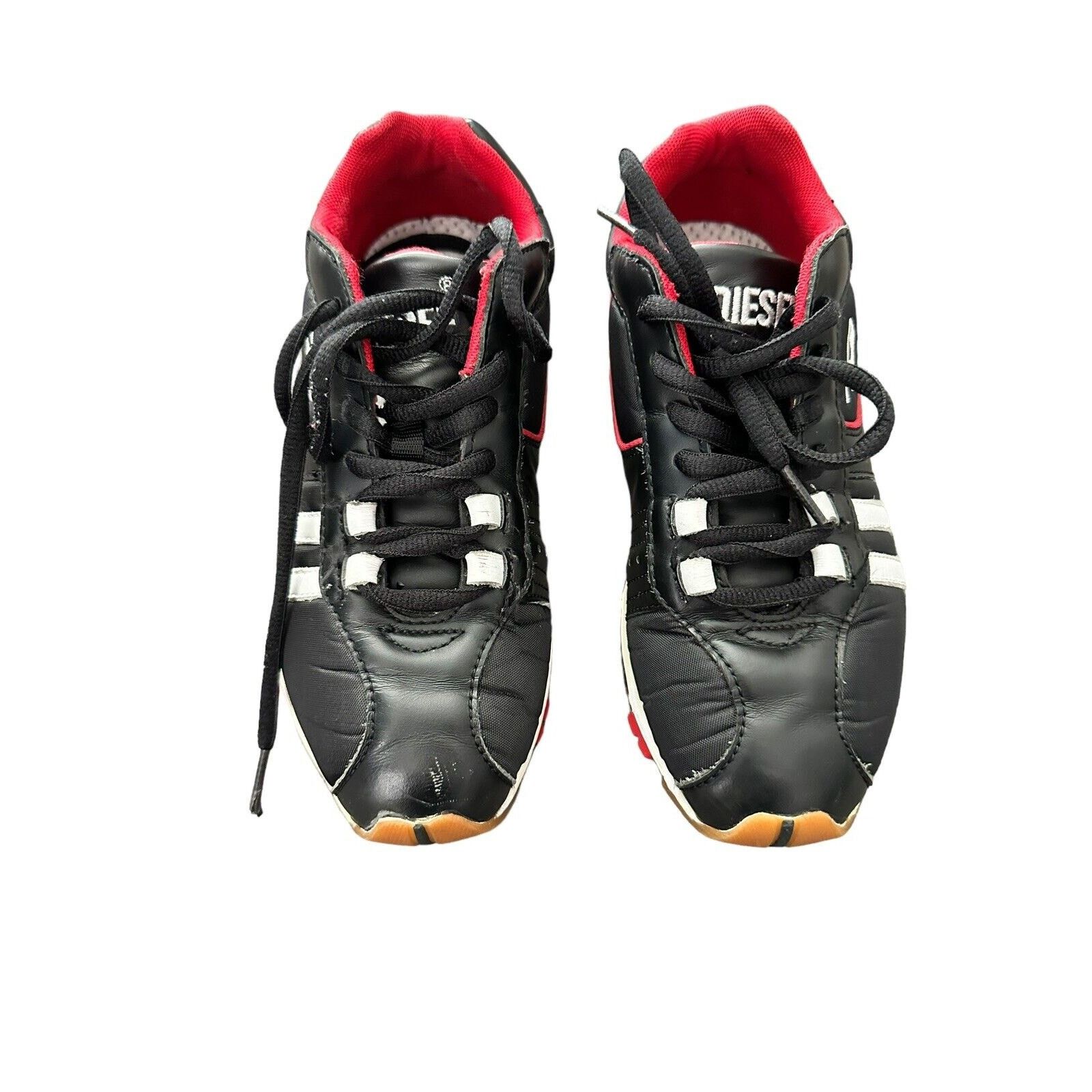 Diesel Shoes PSYKE Model Black Leather Size 6 Women