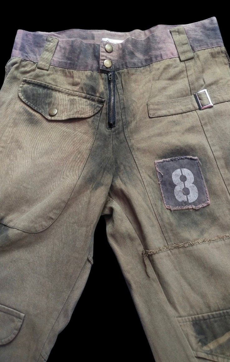 Japanese Brand Order Plus Cargo Distressed Pants Size US 34 / EU 50 - 1 Thumbnail