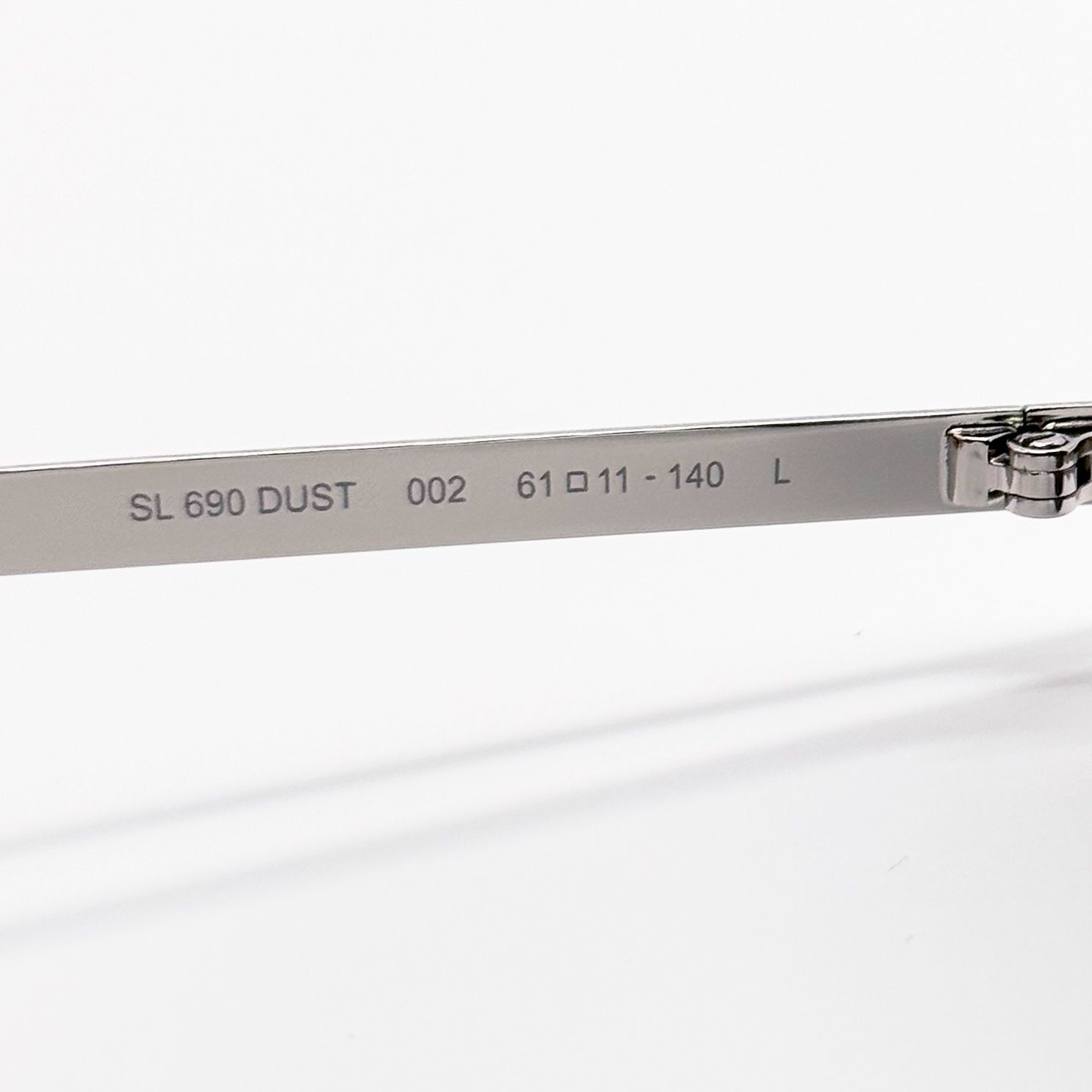 Saint Laurent Paris NEW SAINT LAURENT SUNGLASSES SL690 DUST 002 MEN SILVER EYEWE Size ONE SIZE - 9 Thumbnail