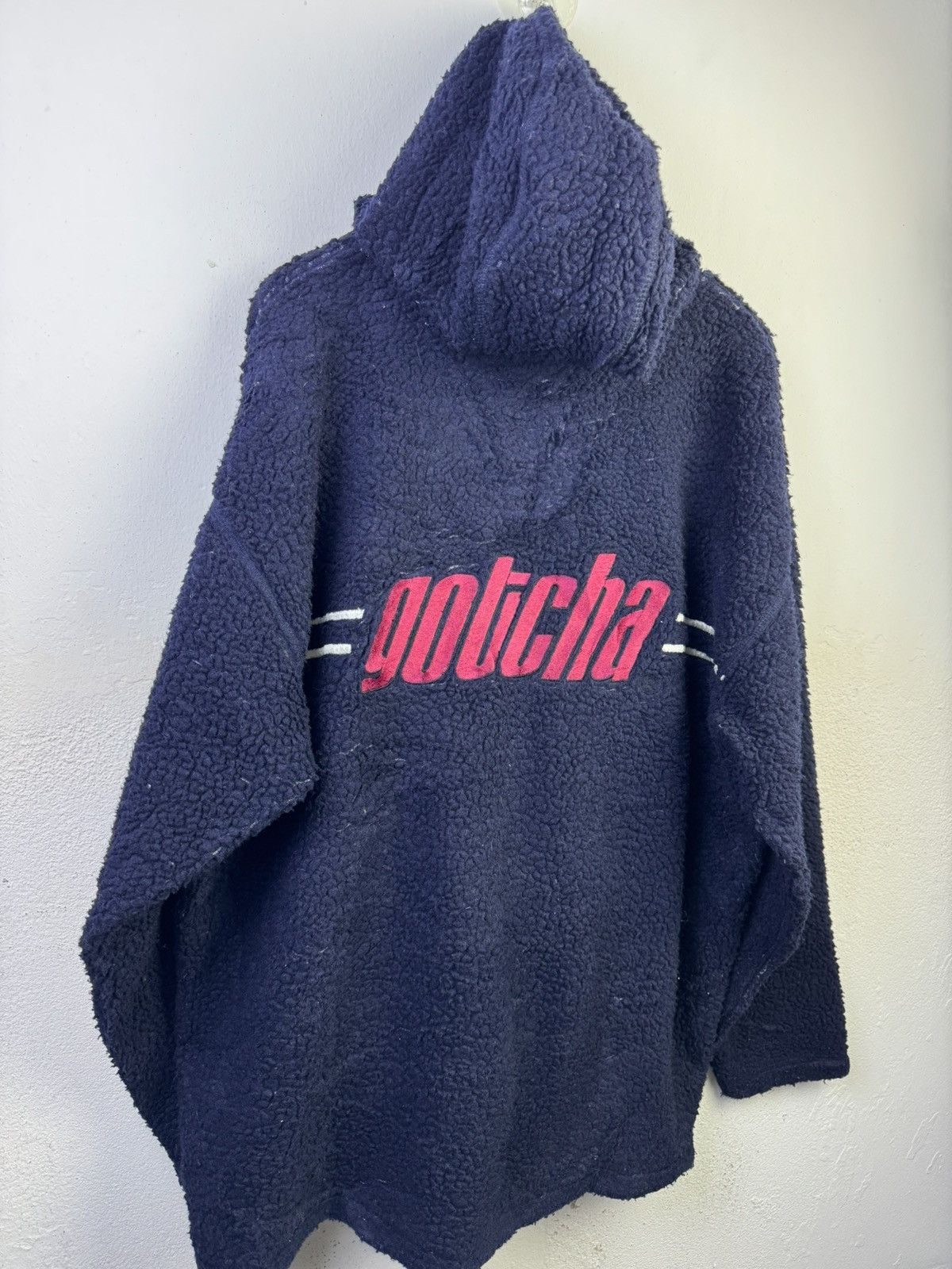 Gotcha Vintage Gotcha Fleece Hoodie Jacket Size US XL / EU 56 / 4 - 6 Thumbnail