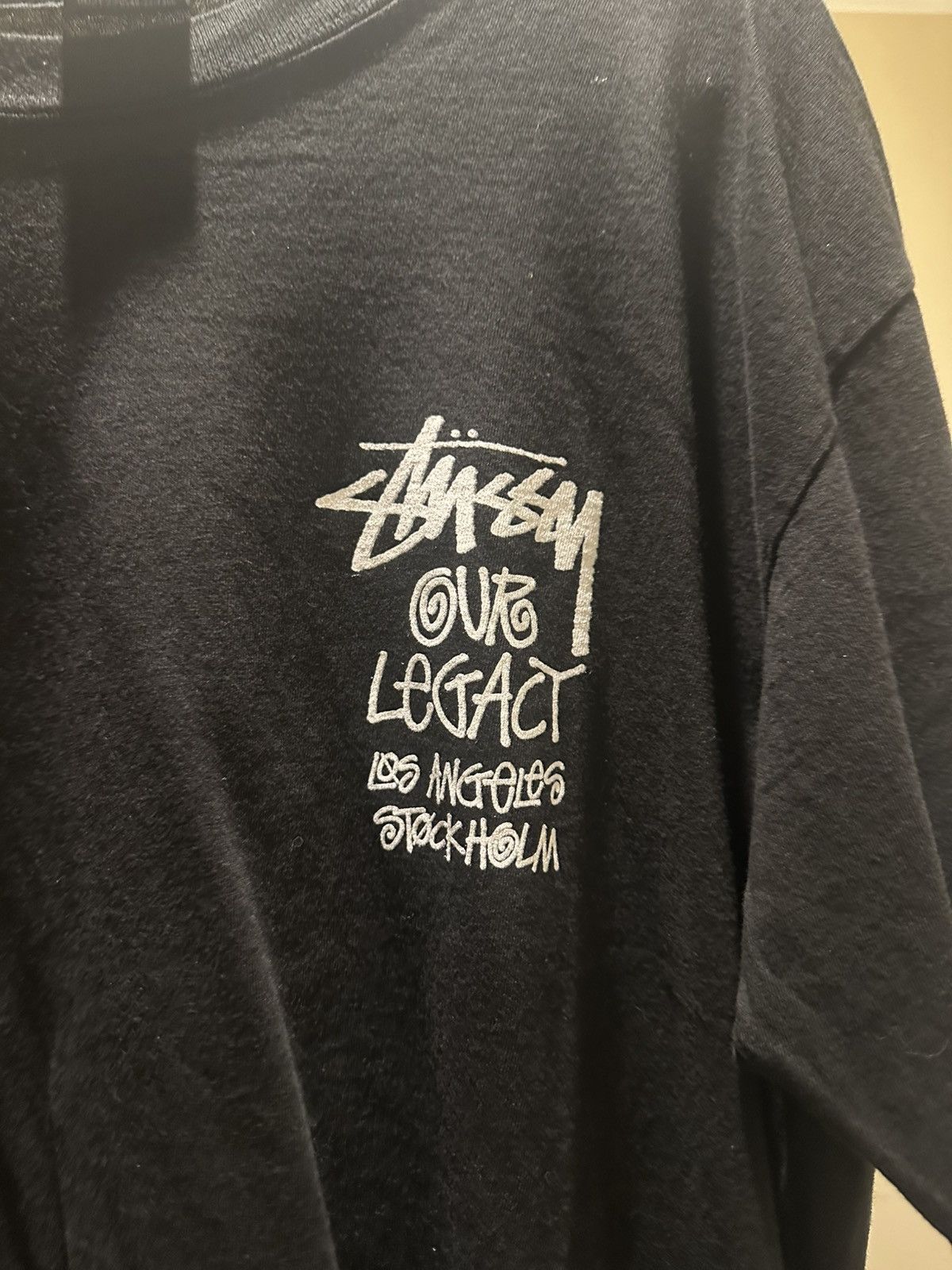 Our Legacy × Stussy Stussy x Our Legacy Work Shop 8 Ball Yin Yang Pigment Dyed T Size US XL / EU 56 / 4 - 3 Thumbnail