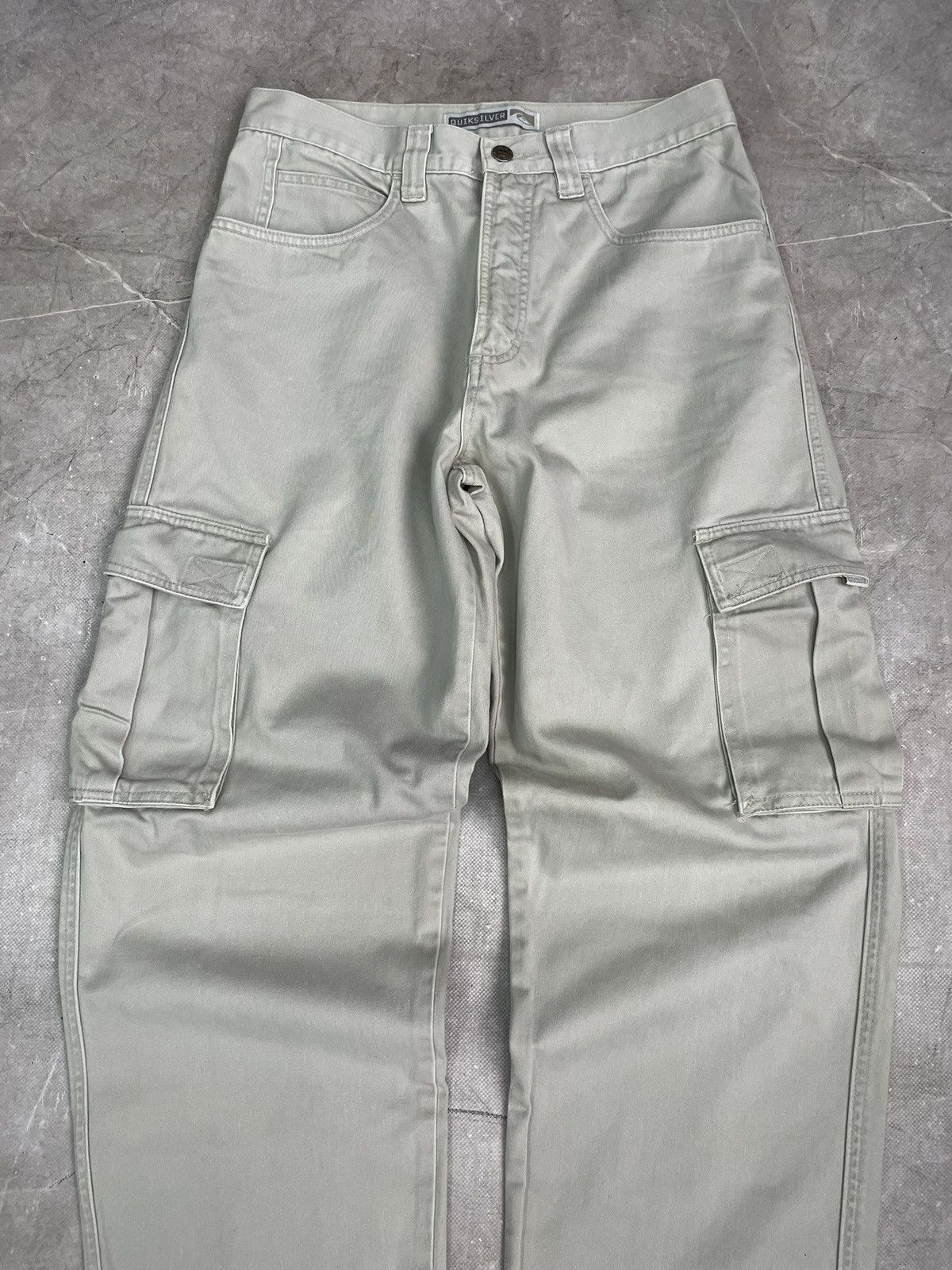 Quiksilver Surf style cargo carpenter retro pants Quiksilver USA y2k Size US 30 / EU 46 - 2 Thumbnail