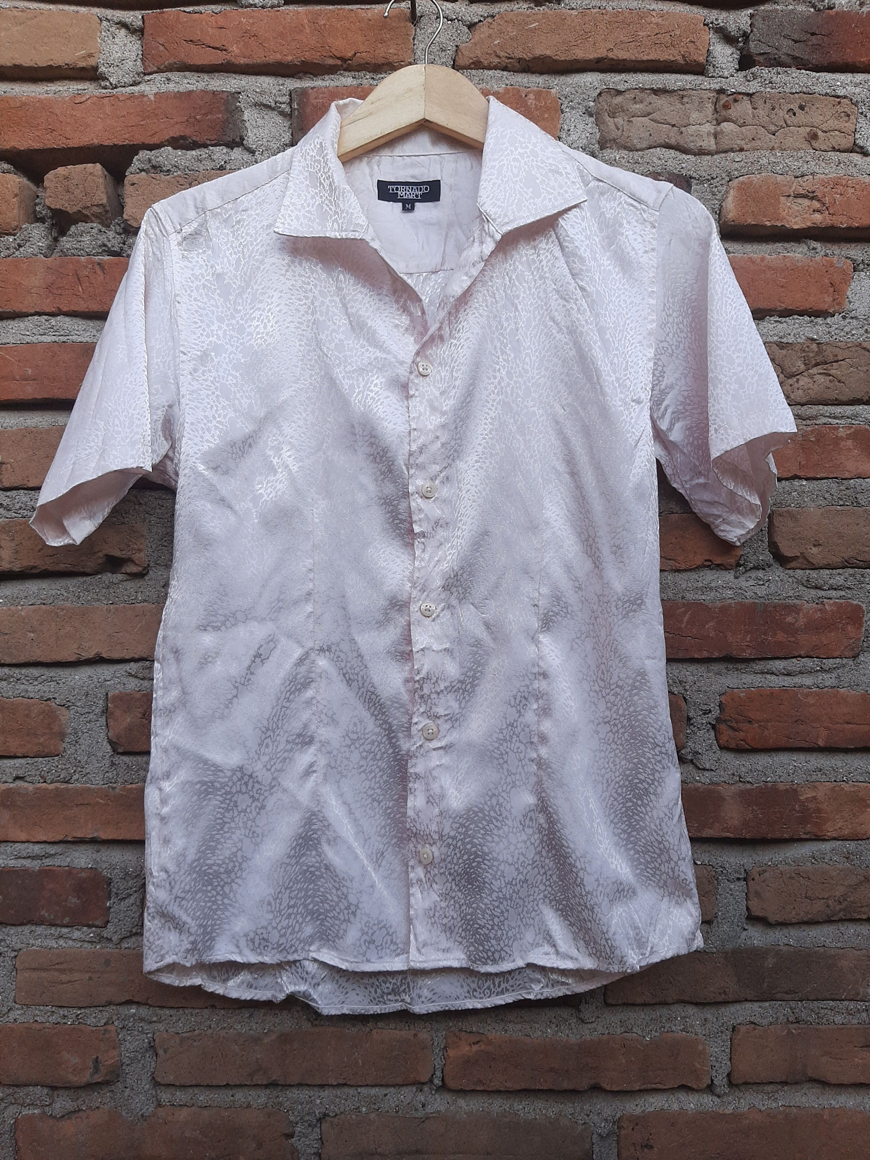 image of Tornado Mart Shirt in Peach, Men's (Size Medium)