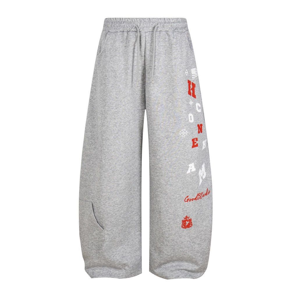 Vintage Men's loose hip-hop letter casual machete wide-leg pants Size US 32 / EU 48 - 1 Thumbnail