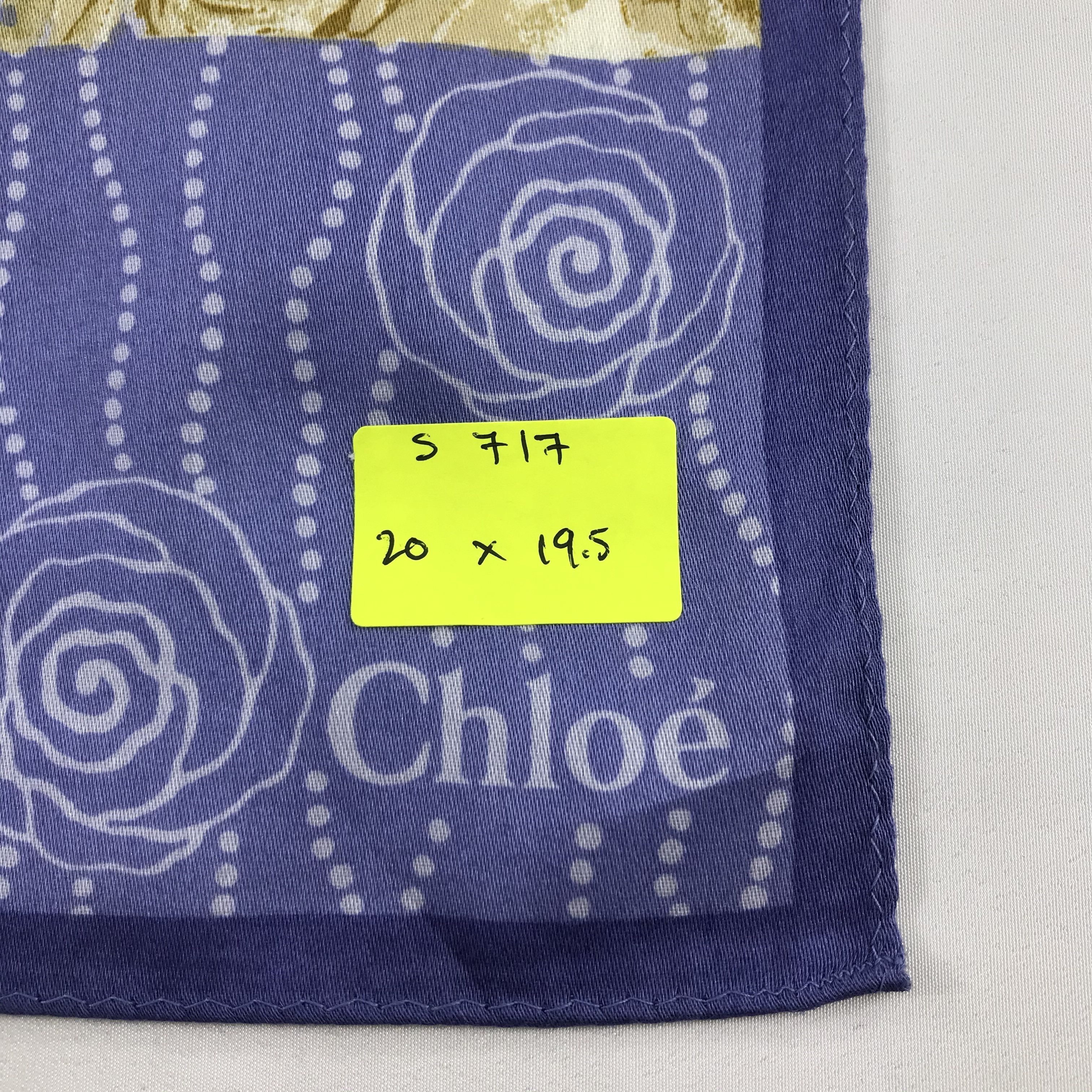 Chloe × Vintage Chloe Bandana / Handkerchief / Neckerchief - S717 Size ONE SIZE - 5 Thumbnail