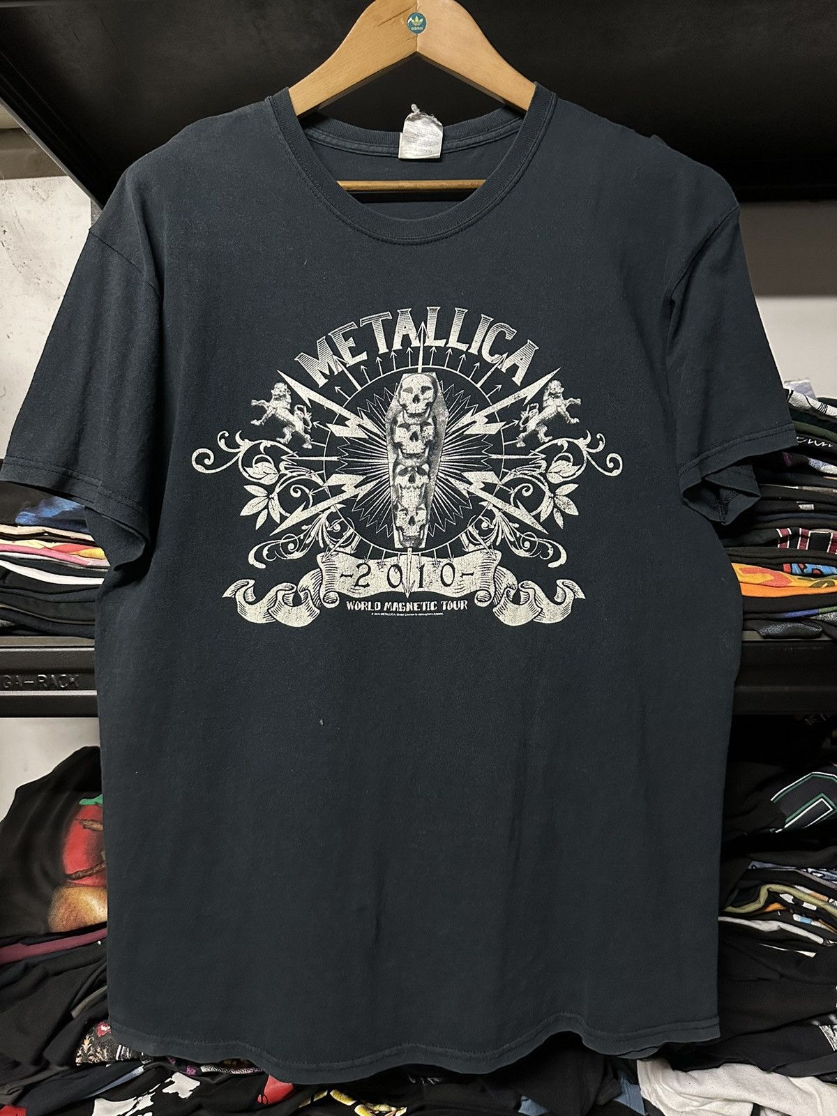 Band Tees × Vintage Vintage Metallica Magnetic Tour Faded Tee Size US L / EU 52-54 / 3 - 1 Thumbnail