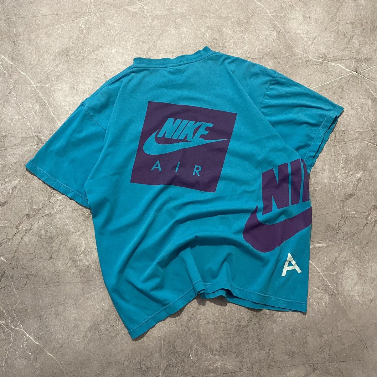Nike × Vintage VINTAGE NIKE AIR TEE BIG LOGO USA 90s Size US M / EU 48-50 / 2 - 1 Thumbnail