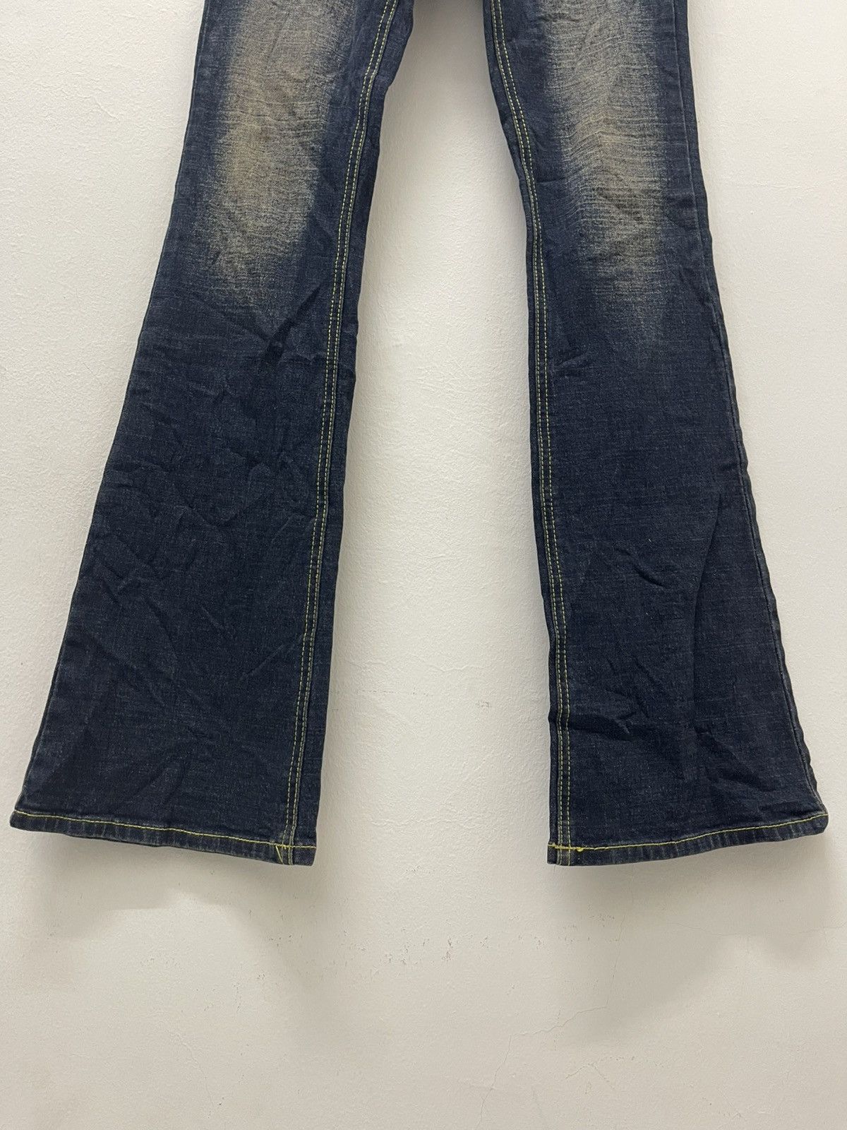 If Six Was Nine Rare Vintage COLZA Back Embroidery Wings Flare Size US 29 - 6 Thumbnail