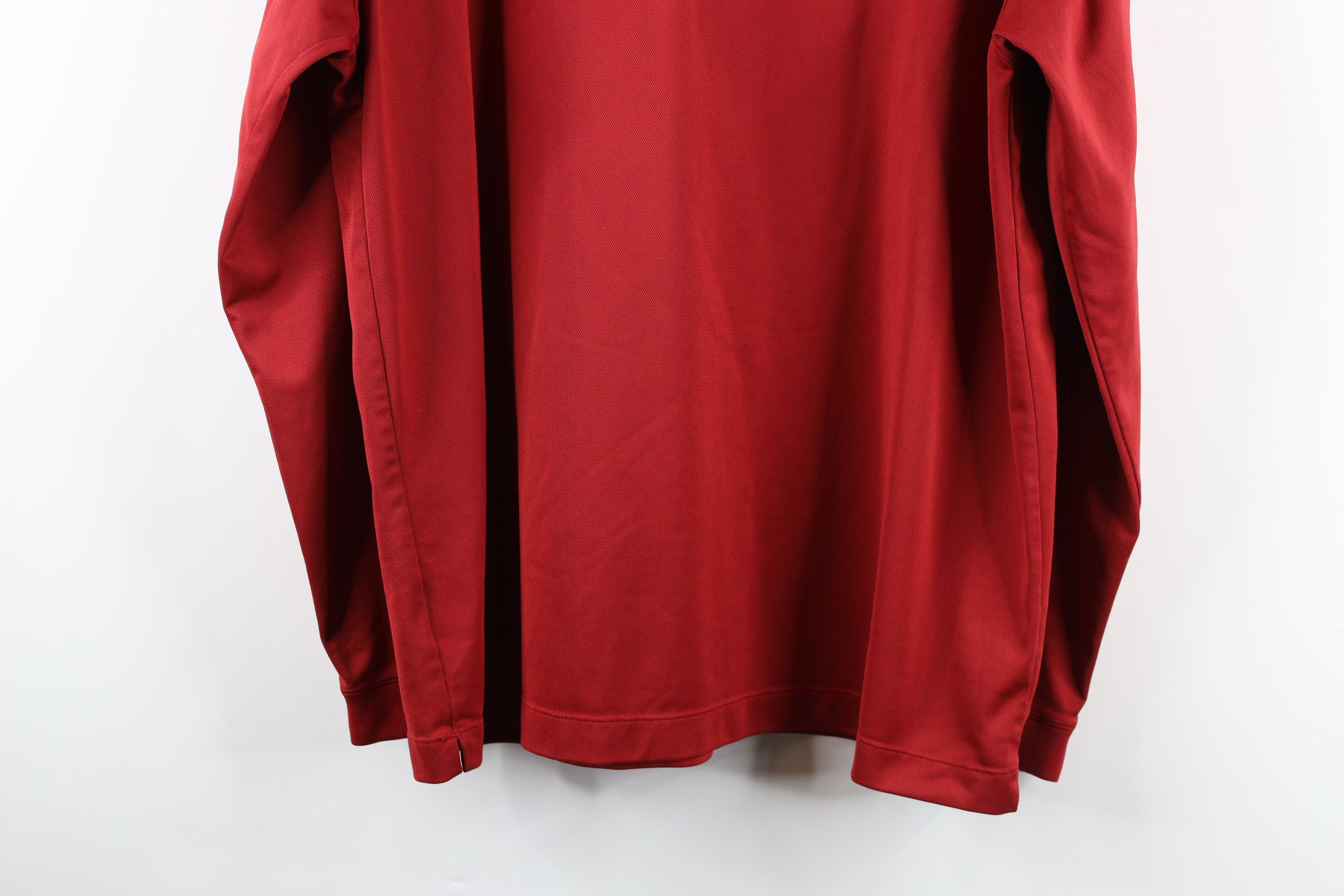 Nike × Vintage Vintage Nike Golf Mini Swoosh Mock Neck Long Sleeve T-Shirt Size US XL / EU 56 / 4 - 9 Thumbnail