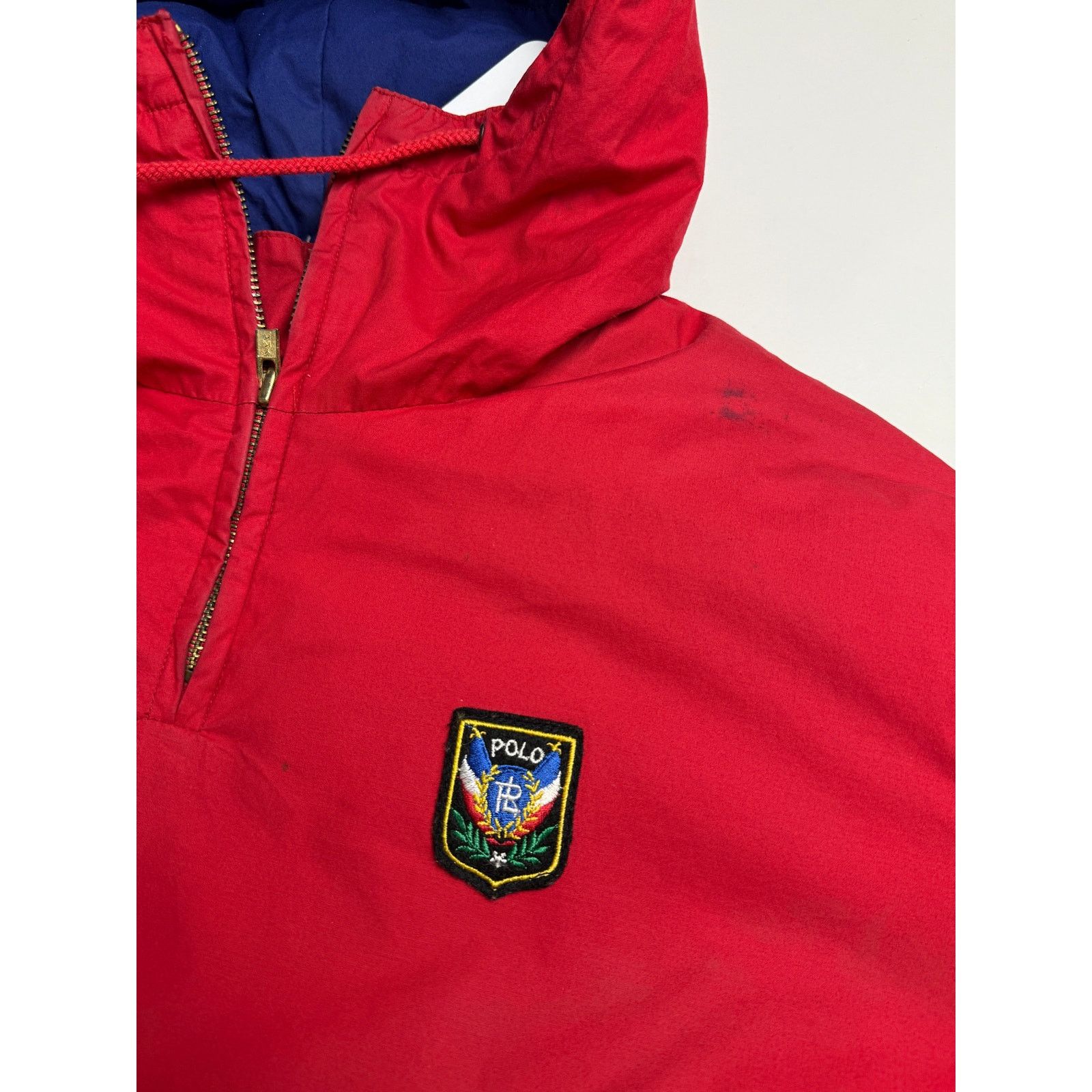 Vintage Vintage 80s/90s Polo Ralph Lauren Shield Crest Size S Red Size US S / EU 44-46 / 1 - 4 Thumbnail