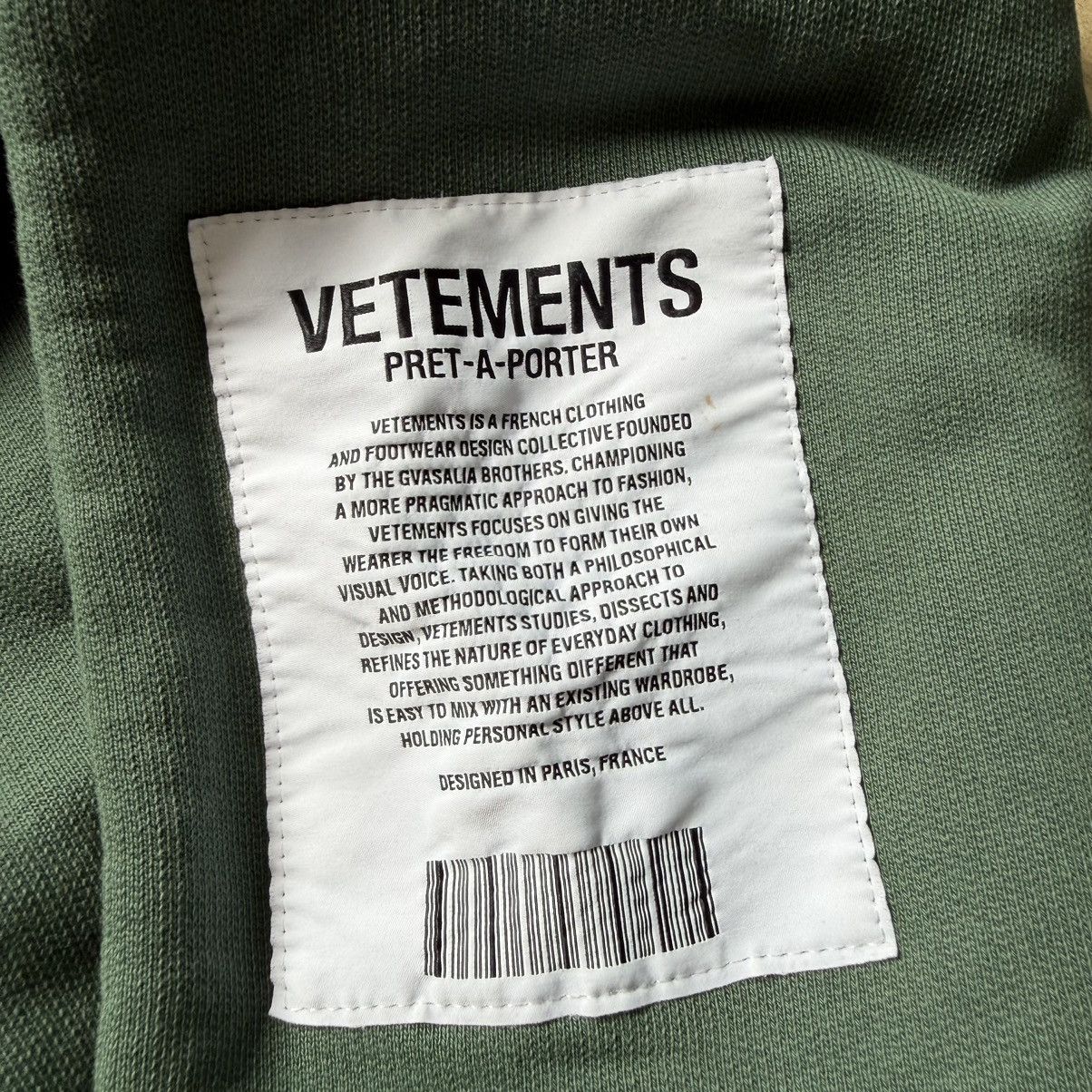 Vetements Vetements - Barcode Logo Label Popover Hoodie Size US XS / EU 42 / 0 - 6 Thumbnail