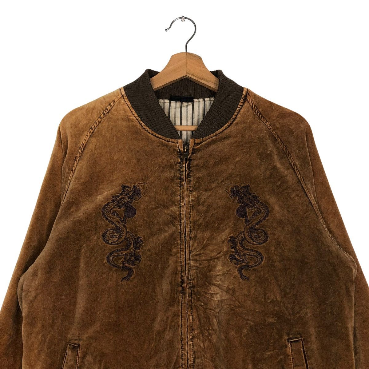 Japanese Brand 🔥VINTAGE TRADITIONAL JAPANESE SUKAJAN JACKET ISSEY MIYAKE Size US M / EU 48-50 / 2 - 3 Thumbnail