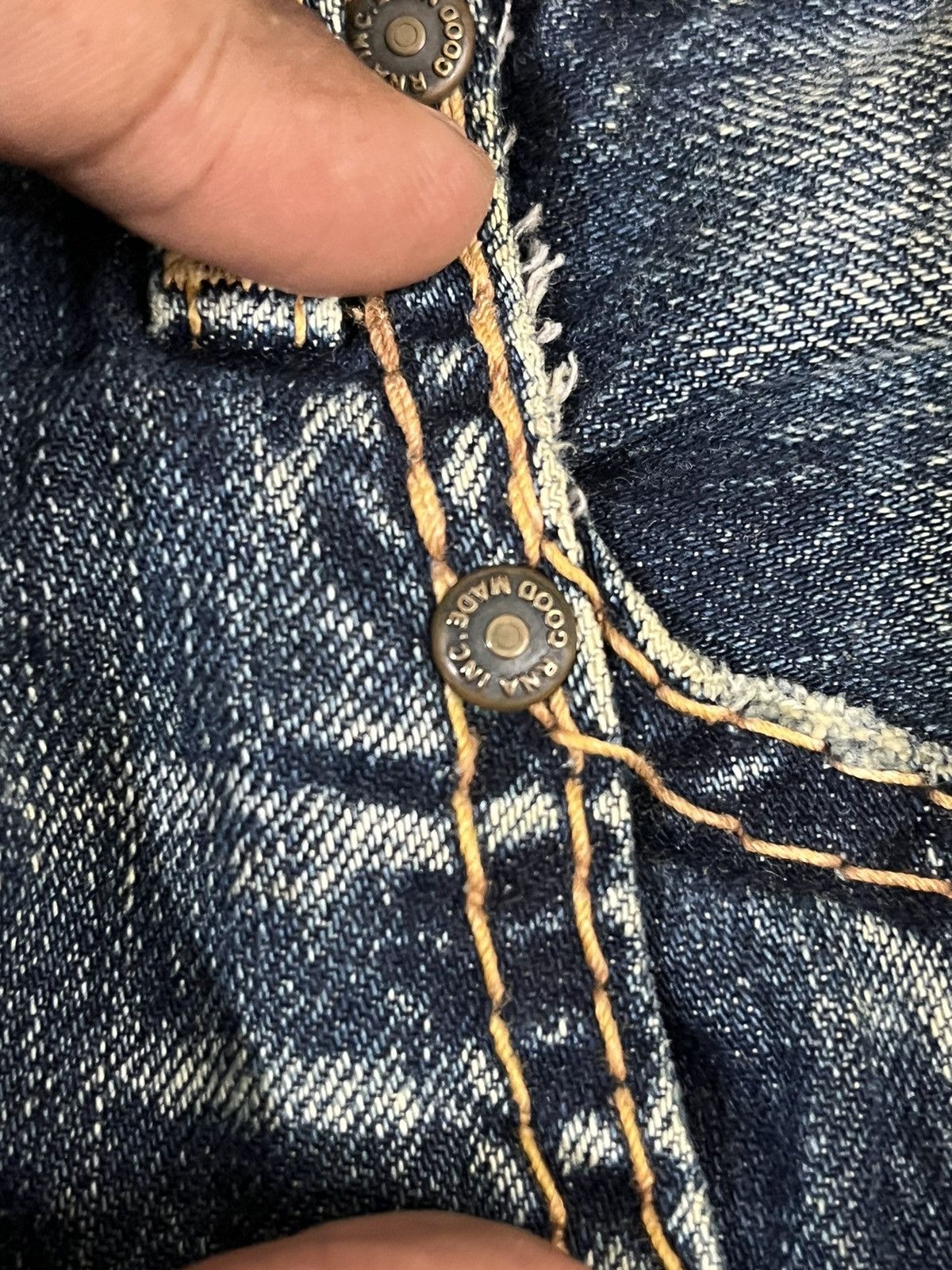 POST ARCHIVE FACTION (PAF) Rnainc. Double Pocket Denim Size US 33 - 15 Thumbnail