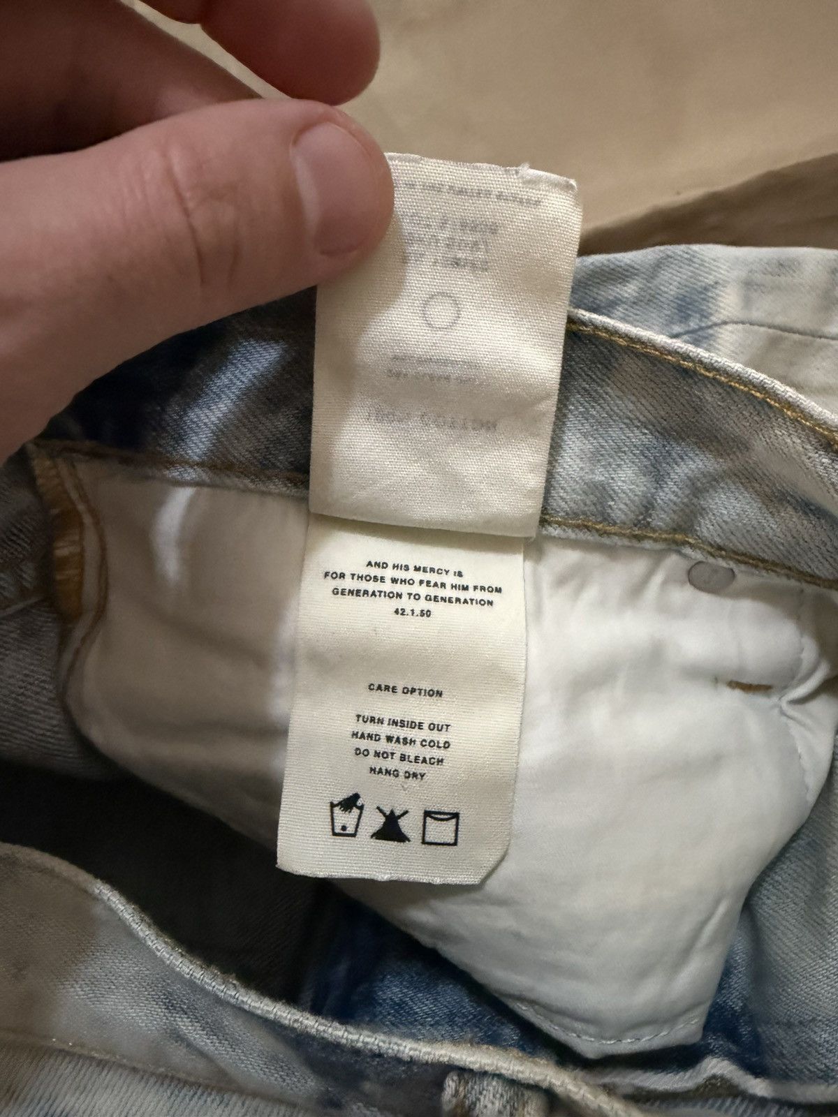 Fear of God Fear of god denim blue size 35 Size US 34 / EU 50 - 7 Thumbnail
