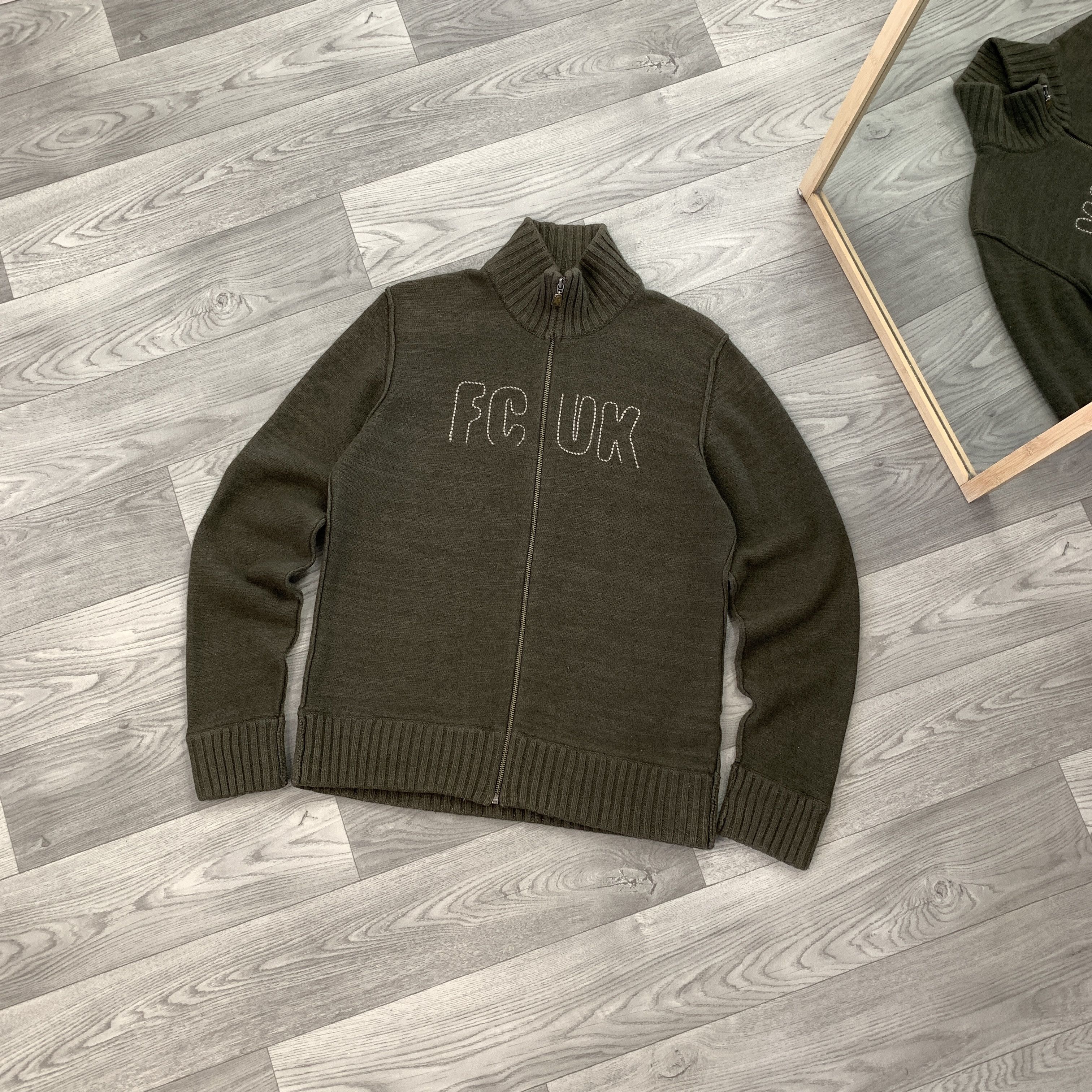 Oakley × Vintage Vintage Oakley Sweater Large Green Zip