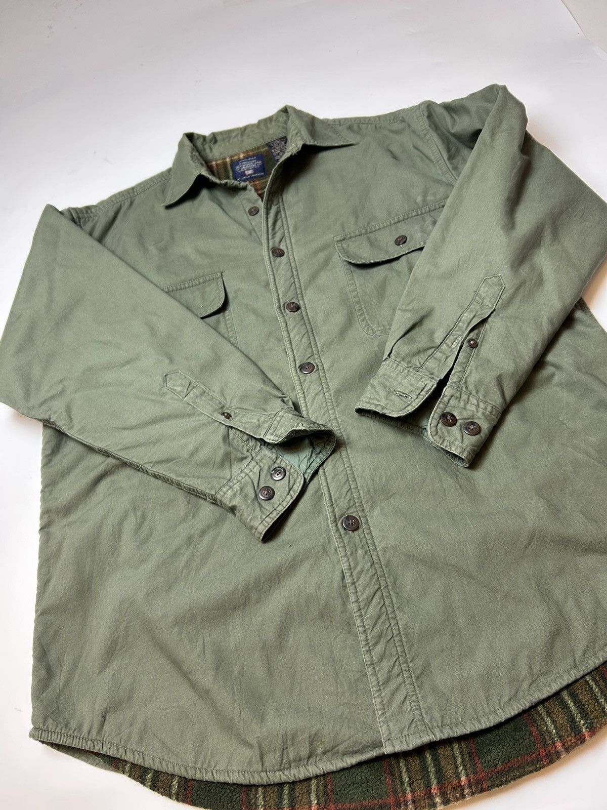 Faded Glory FADED GLORY BUTTON UP LONG SLEEVE SHIRT Size US L / EU 52-54 / 3 - 2 Thumbnail