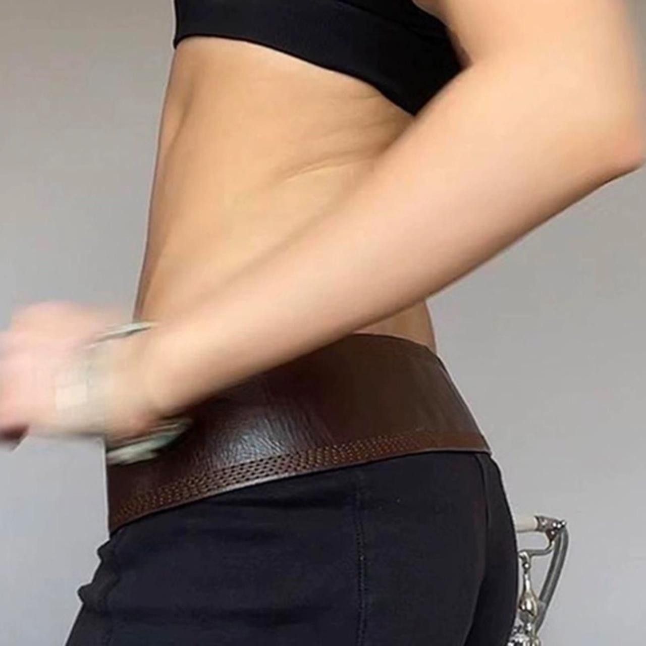 Japanese Brand Y2K Chunky Oversized Buckle Boho Belt Size ONE SIZE - 4 Thumbnail