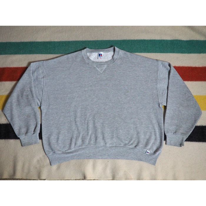 A1 Vintage 70s Russell Athletic Full Zip Hoodie Sweatshirt Adult