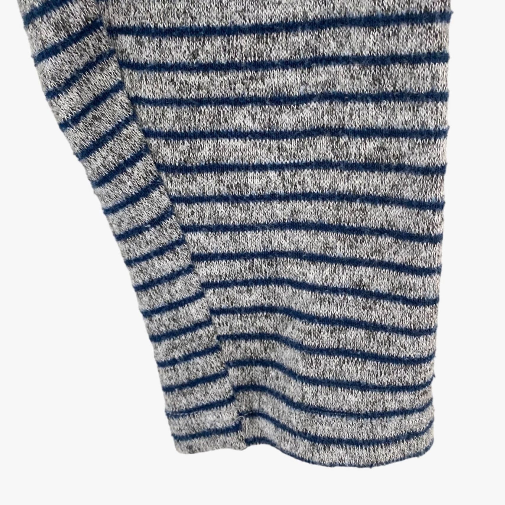 Soft Surroundings Soft Surroundings Tunic Shirt Gray Blue 1X Women Scoop-Neck 3/4 Sleeves Striped All Seasons Casual Womens Size XL / US 12-14 / IT 48-50 - 7 Thumbnail