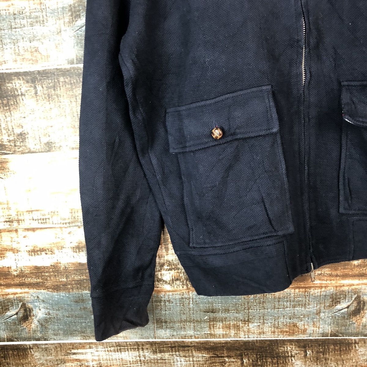 Beams Plus Beams Dark Blue sweater multipocket #A2027 Size US M / EU 48-50 / 2 - 7 Thumbnail