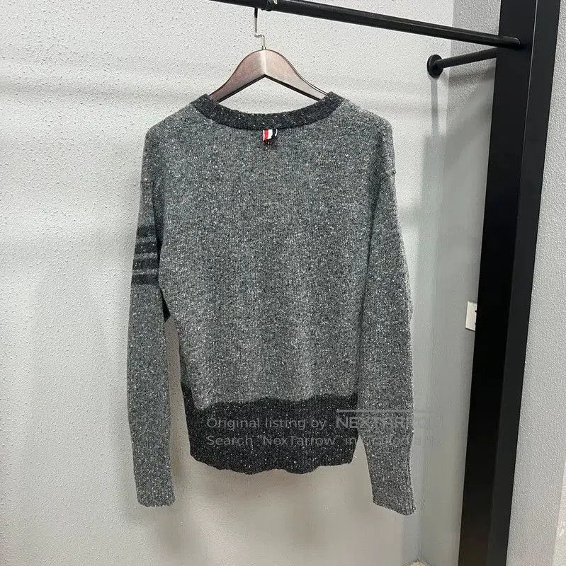 Thom Browne Thom Browne Gray Wool Women's Cardigan . Size L / US 10 / IT 46 - 2 Thumbnail
