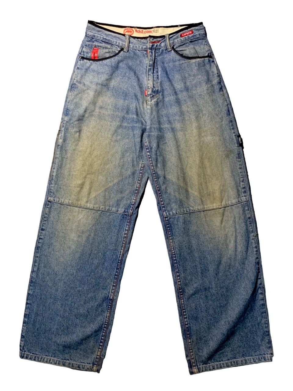 Ecko Unltd. 🔥BAGGY🔥ECKO CARPENTER BAGGY DENIM PANT VERY WORN Size US 30 / EU 46 - 1 Thumbnail