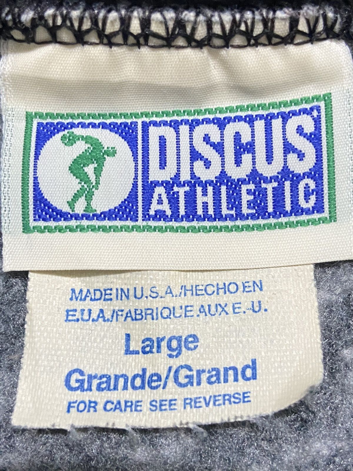 Russell Athletic × Vintage Vintage 80s Discus Athletic Plain Sweatshirt Size US L / EU 52-54 / 3 - 3 Thumbnail