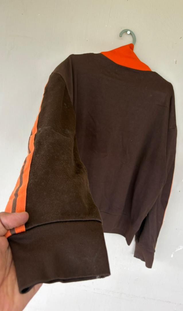 Carhartt Vtg Carhartt Stripe Sweater/Track Top Small Logo Design Size US XL / EU 56 / 4 - 7 Thumbnail