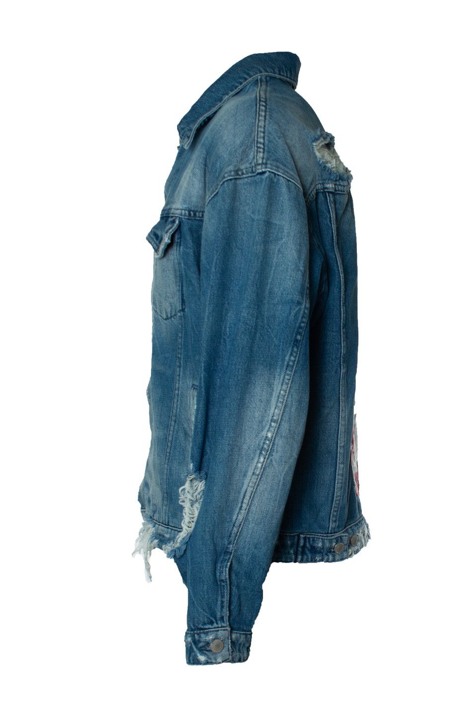ATM Anthony Thomas Melillo A tm, Rocky jacket no fur vint blue rolling stones Size US L / EU 52-54 / 3 - 4 Thumbnail