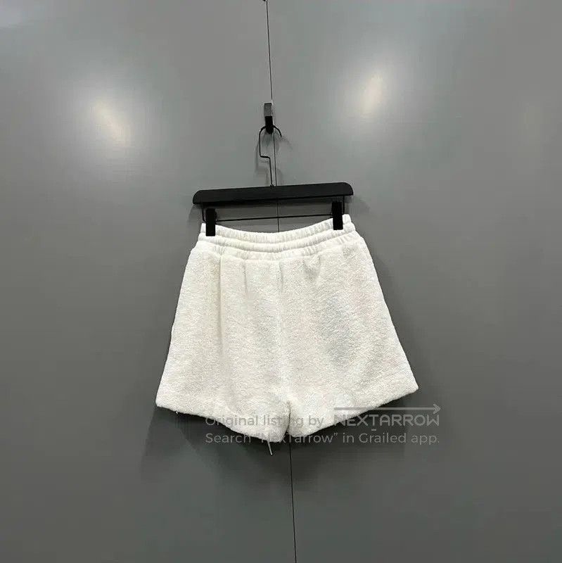 Miu Miu Miu Miu Summer White Logo Cotton Shorts . Size 28" / US 6 / IT 42 - 2 Thumbnail