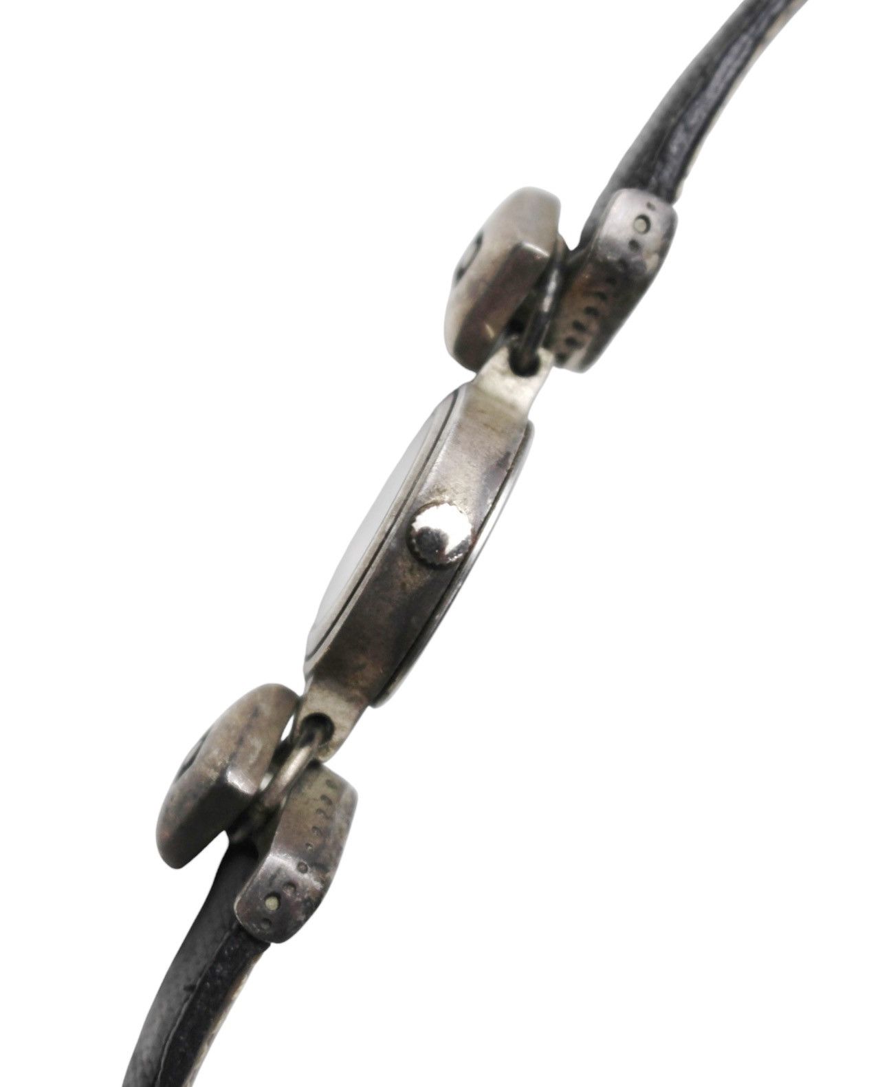 Vintage 1990S LISA JENKS STERLING SILVER LIZARD BAND SWISS WATCH Size ONE SIZE - 7 Thumbnail