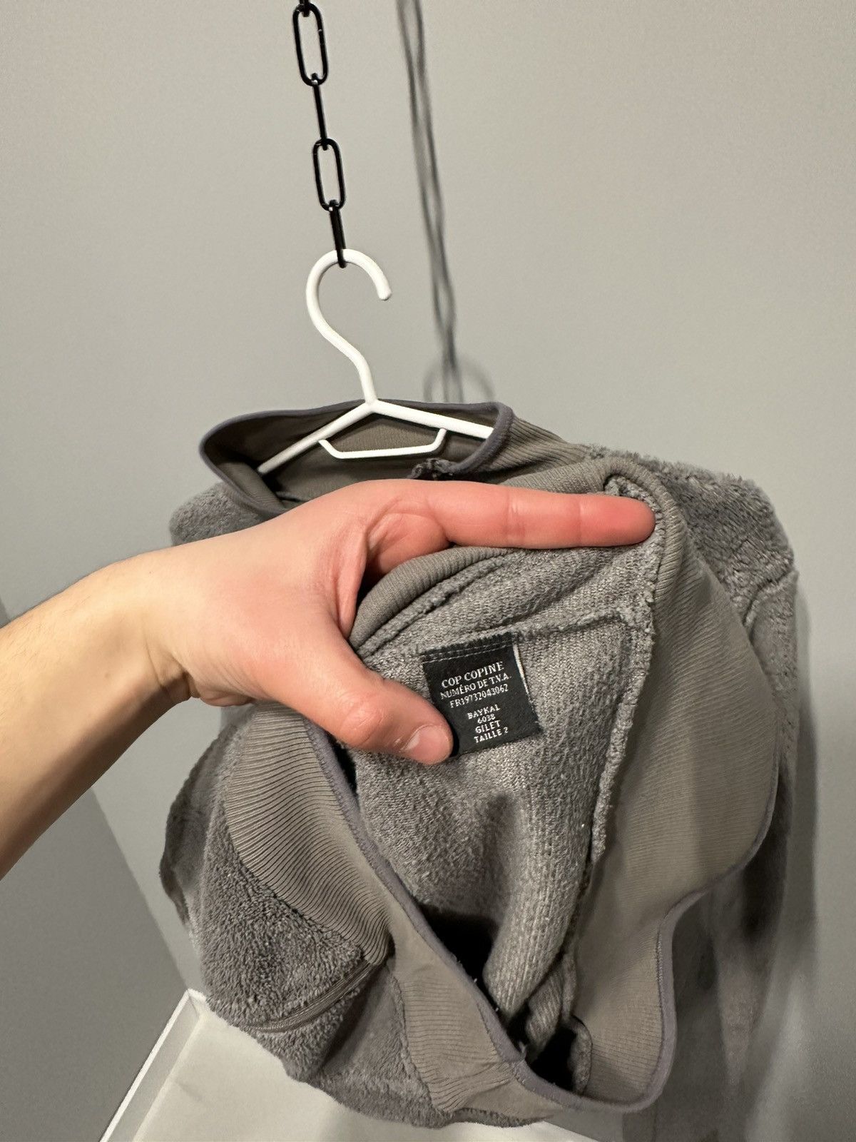 Cop Copine Cop Copine 2000s Acant Garde Fleece Jacket Y2K Assymetrical Size ONE SIZE - 12 Thumbnail
