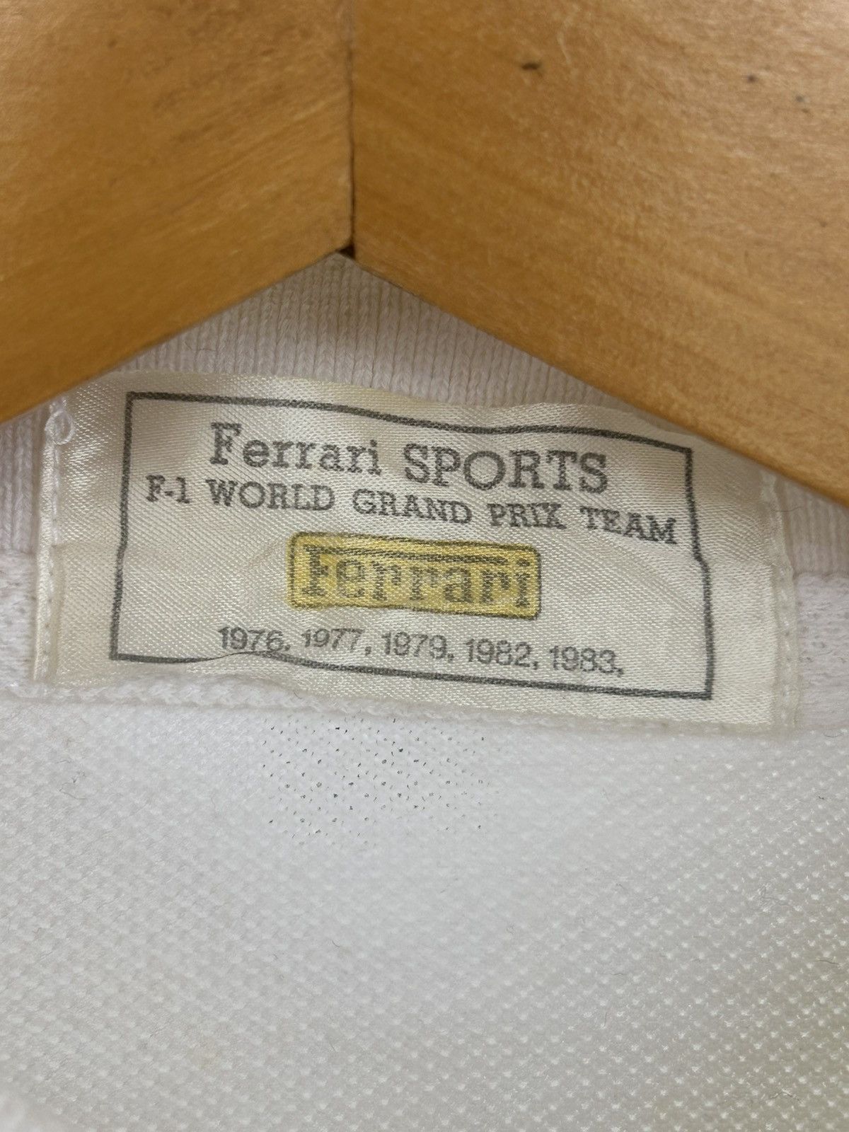 Ferrari Ferrari F-1 World Grand Prix Team Vintage Polo Size US L / EU 52-54 / 3 - 5 Thumbnail