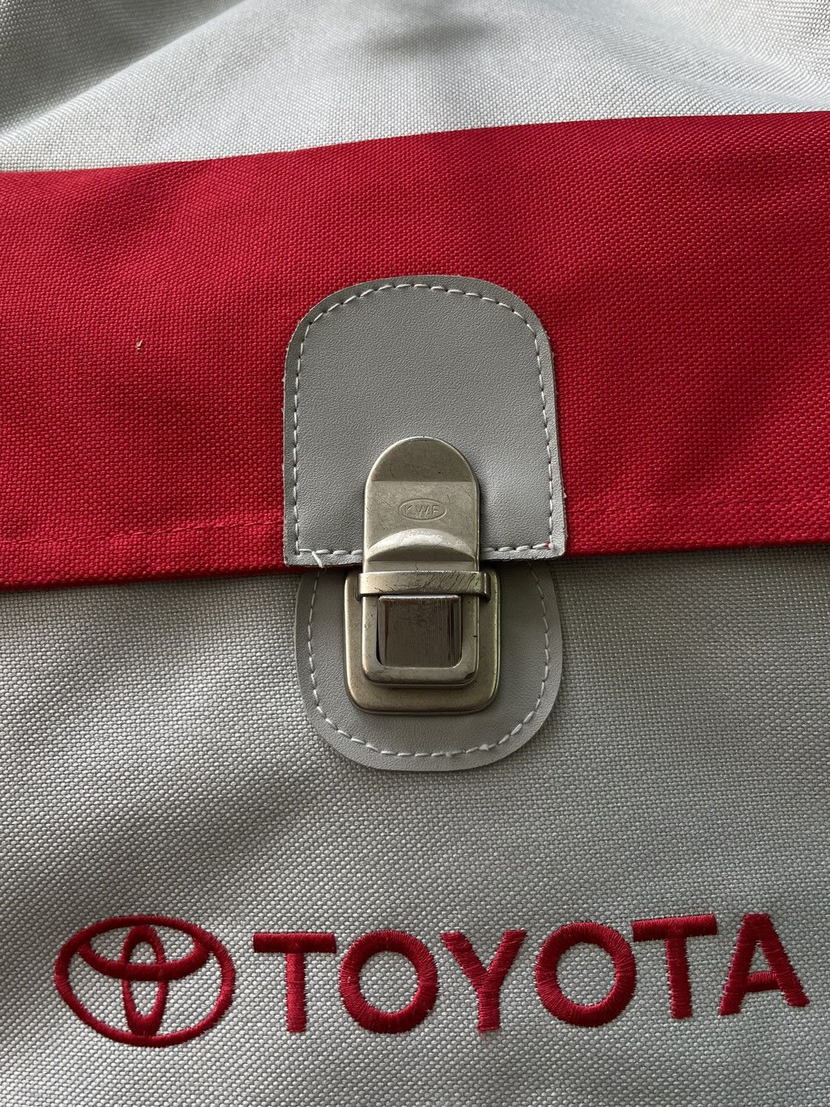 Japanese Brand × Vintage Toyota 70’s Archive Vintage Backpack Parachute Y2K Racing Size ONE SIZE - 12 Thumbnail