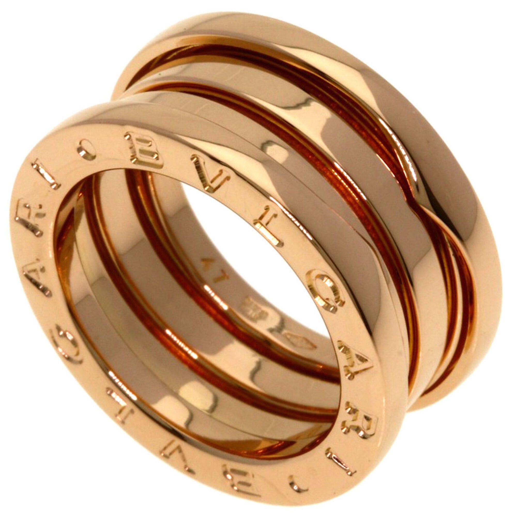 Bvlgari BVLGARI B-zero1 2-band ring #47, 18K pink gold, women's. Size ONE SIZE - 1 Thumbnail
